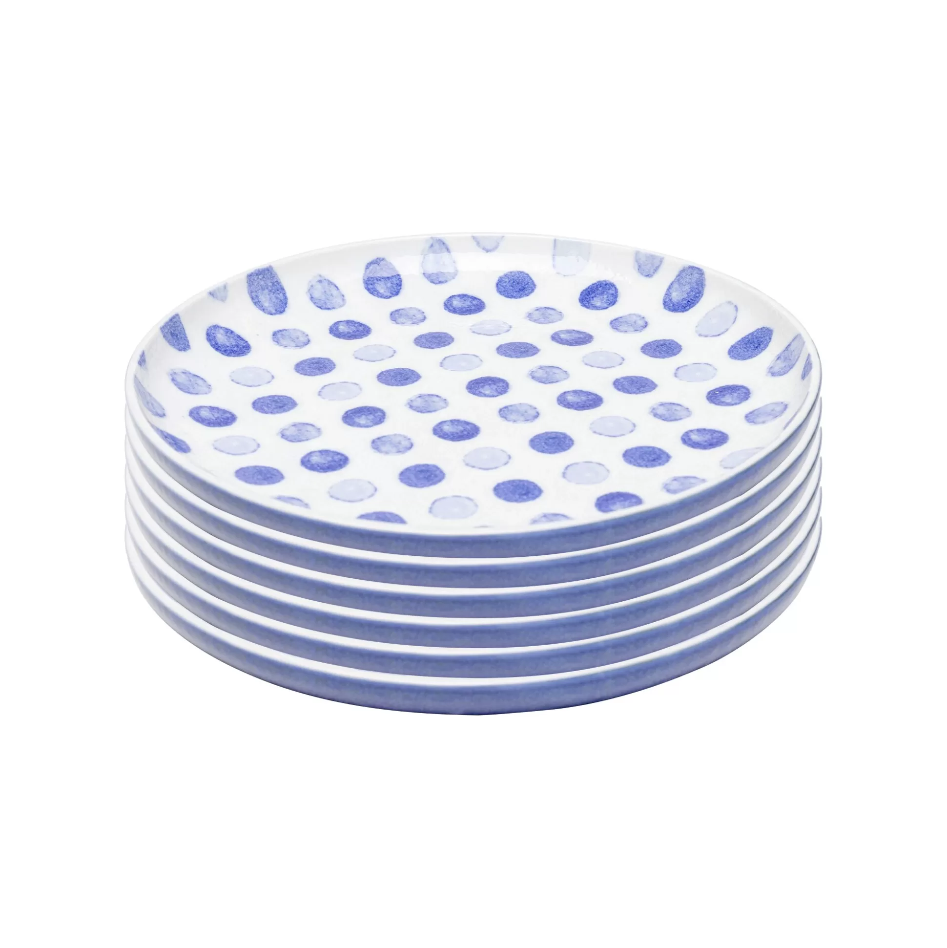 Assiettes Partitio Dots 22cm Set De 6 ^KARE Design Store