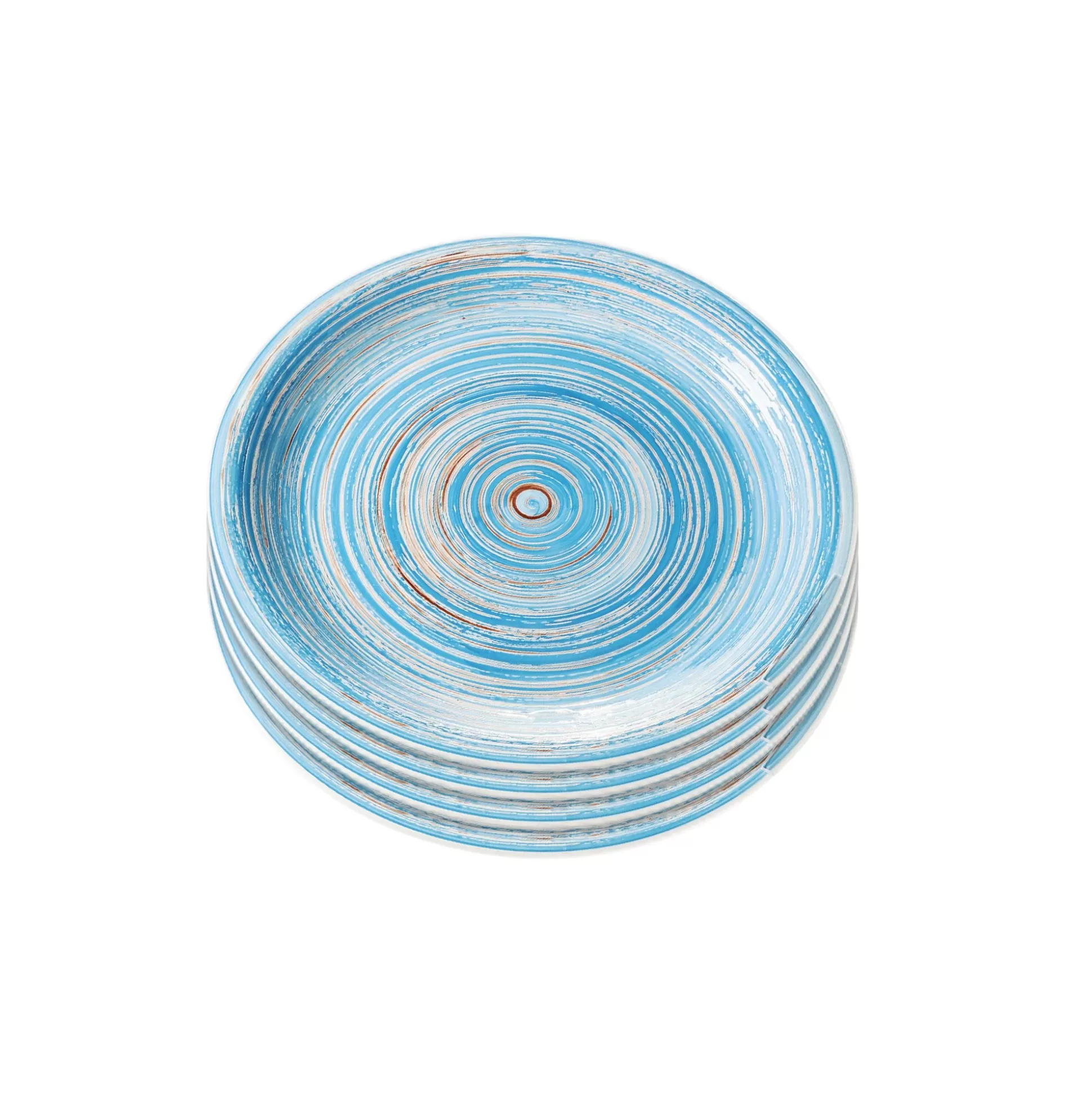 Assiettes Swirl Blue 27cm Set De 4 ^KARE Design Best
