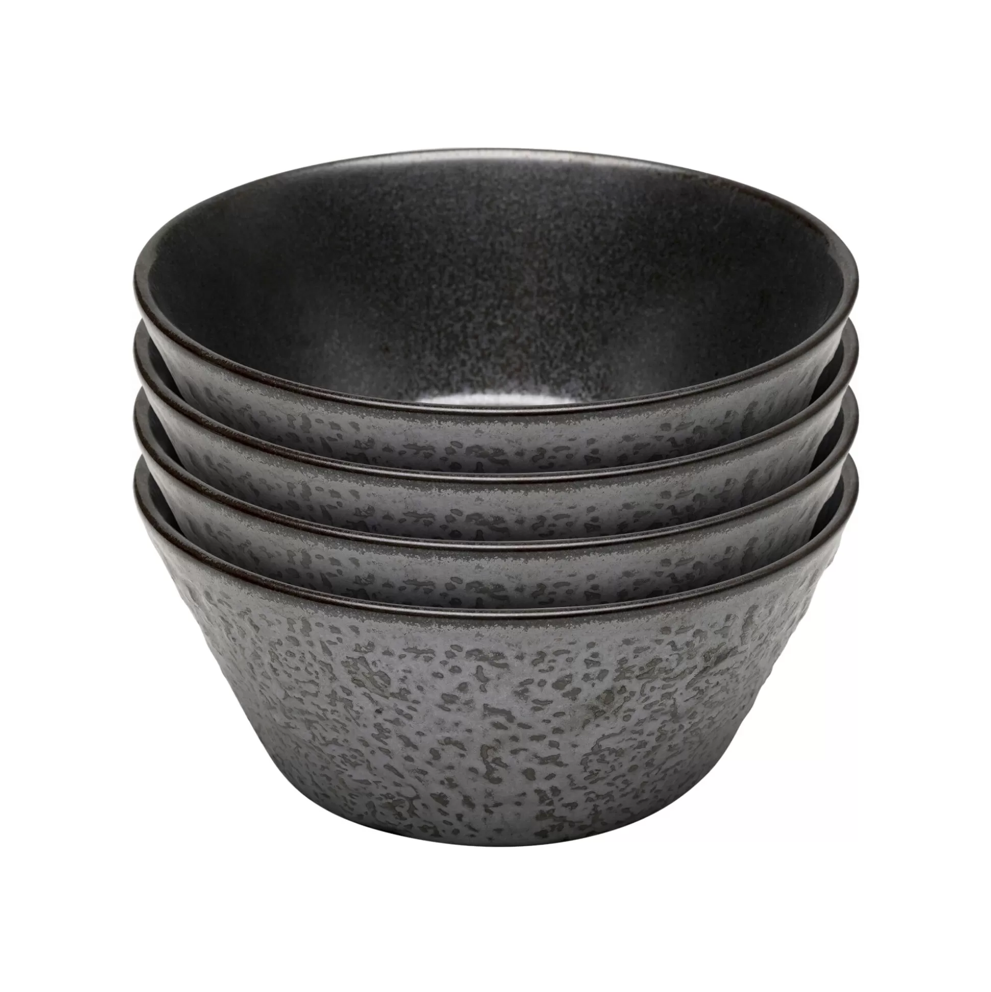 Bols Cosmos Noirs 15cm Set De 4 ^KARE Design Online