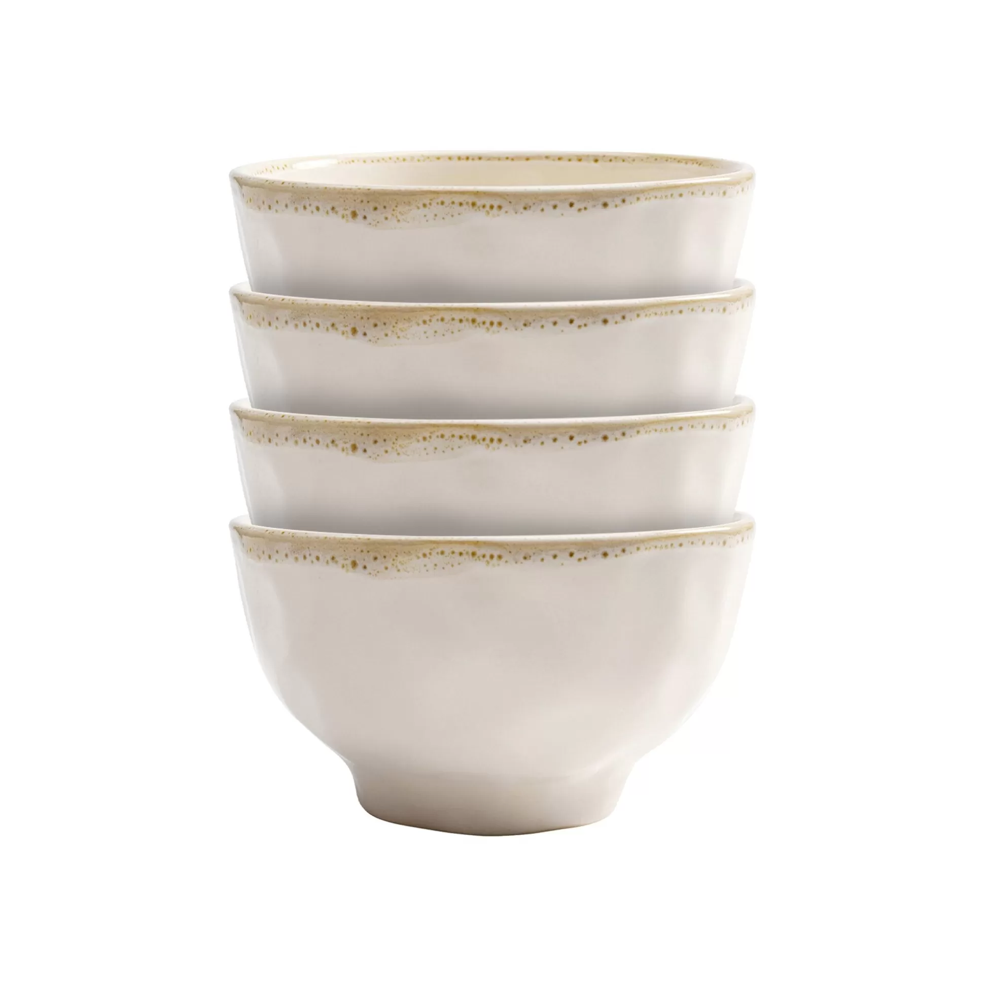 Bols Organic Blancs 15cm Set De 4 ^KARE Design Cheap