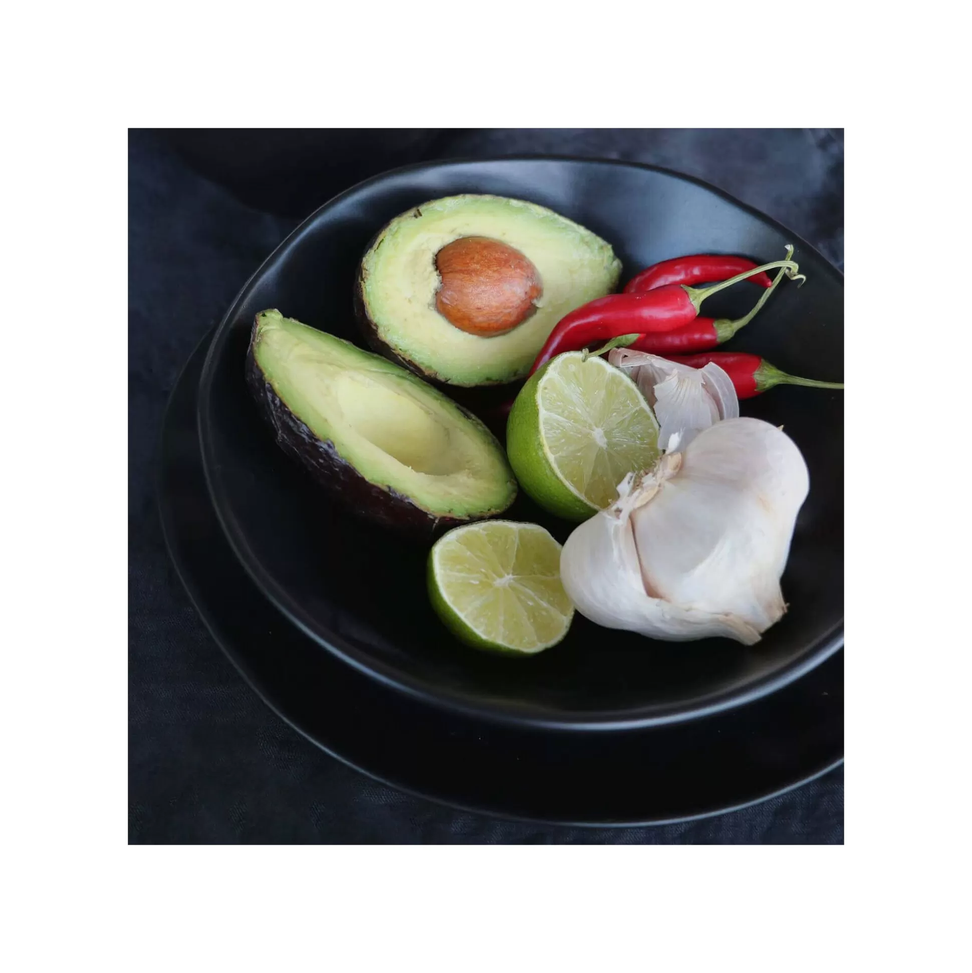 Bols Organic Noirs 15cm Set De 4 ^KARE Design New