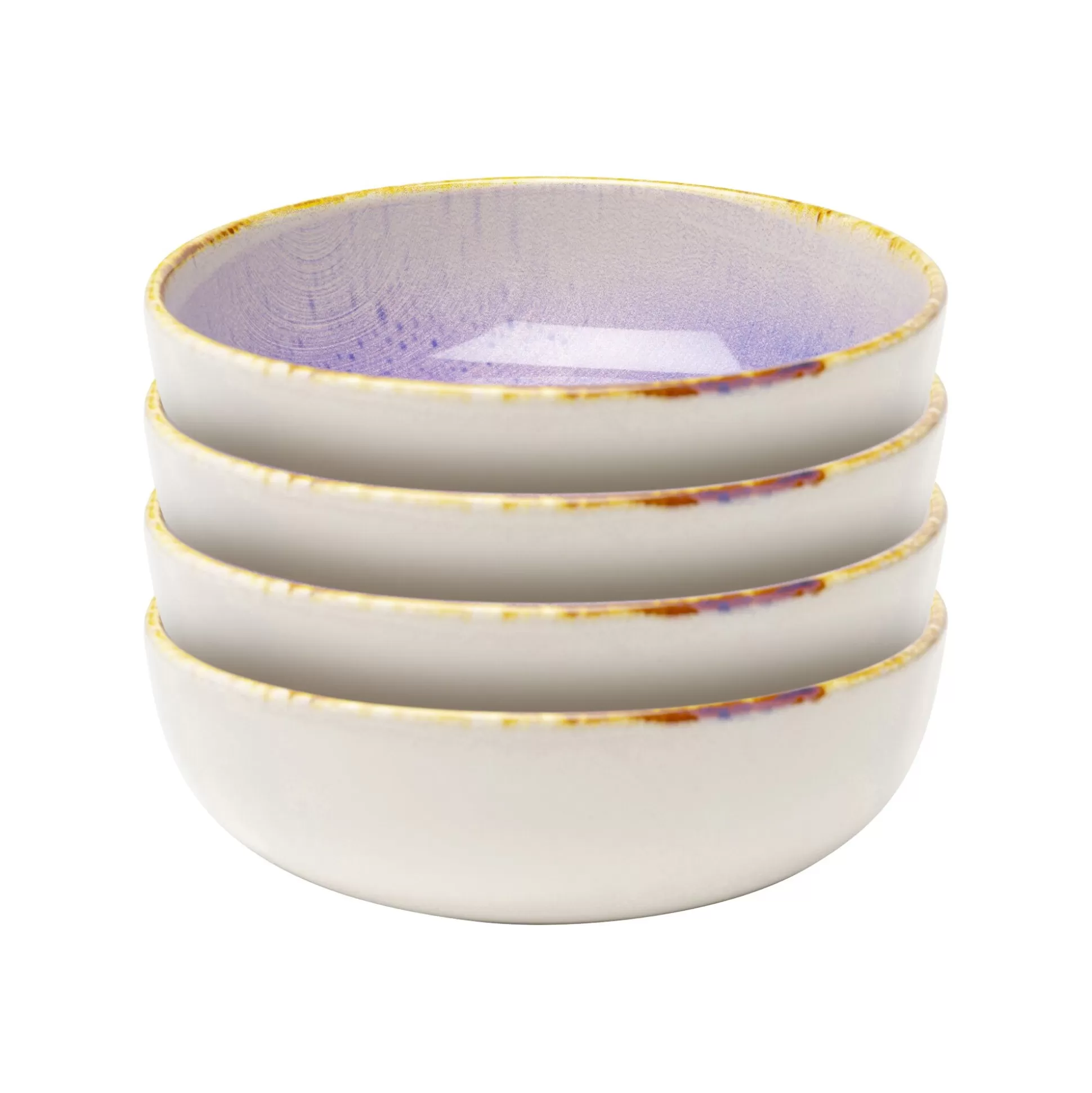 Bols Shirley Violets 18cm Set De 4 ^KARE Design Discount