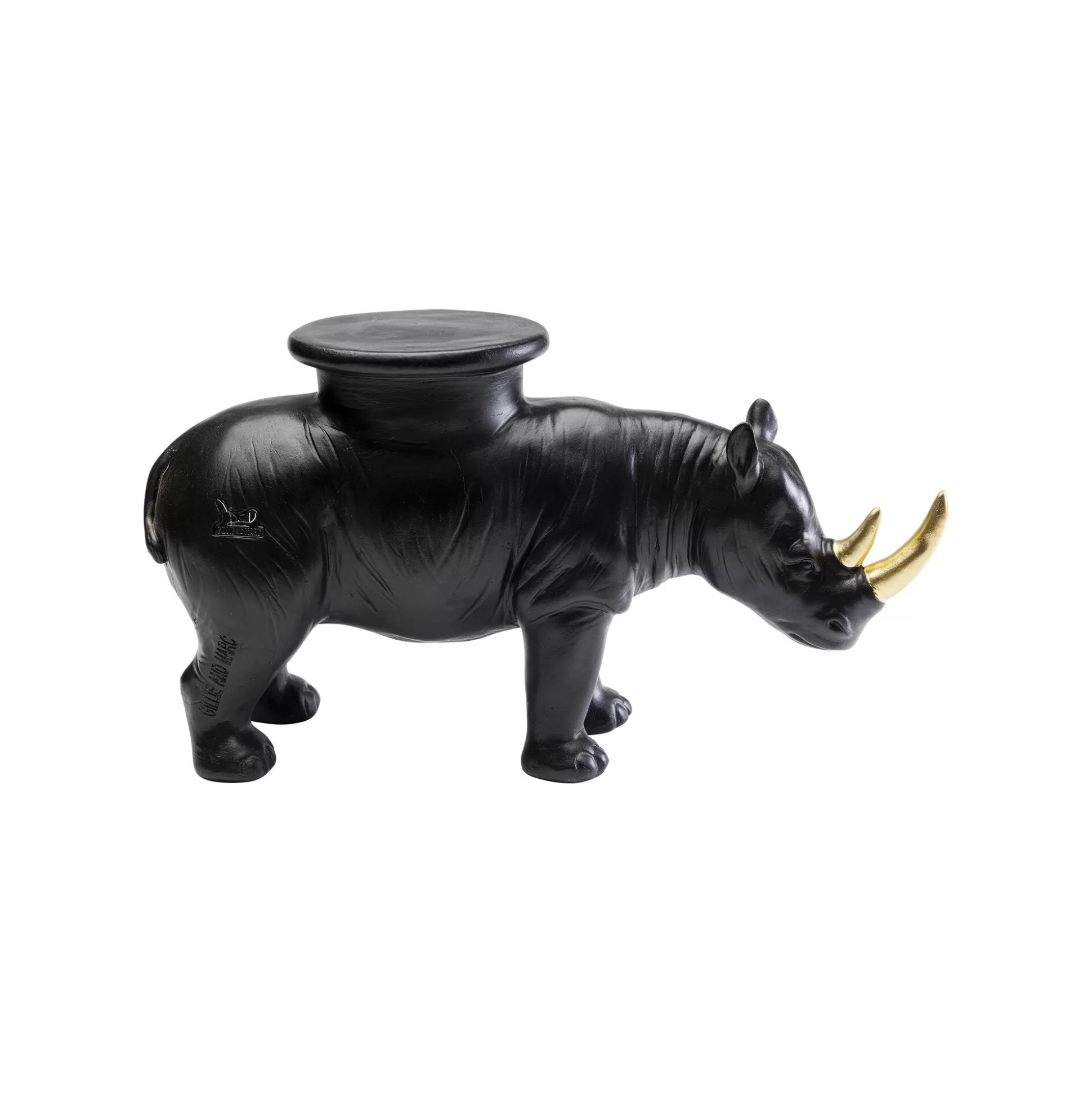 Bougeoir Rhino Noir ^KARE Design Cheap