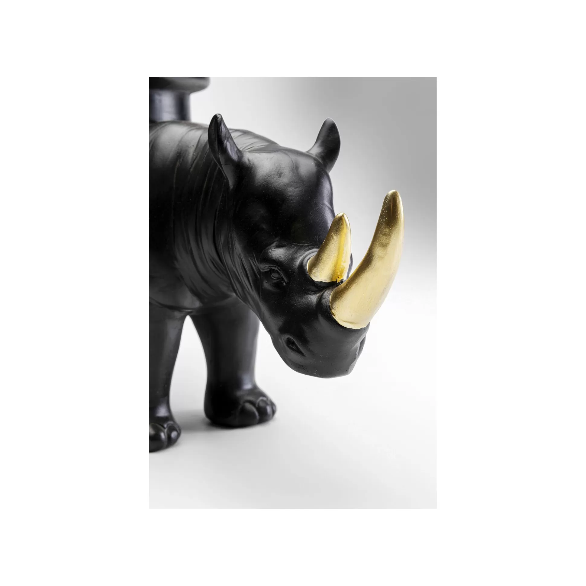 Bougeoir Rhino Noir ^KARE Design Cheap