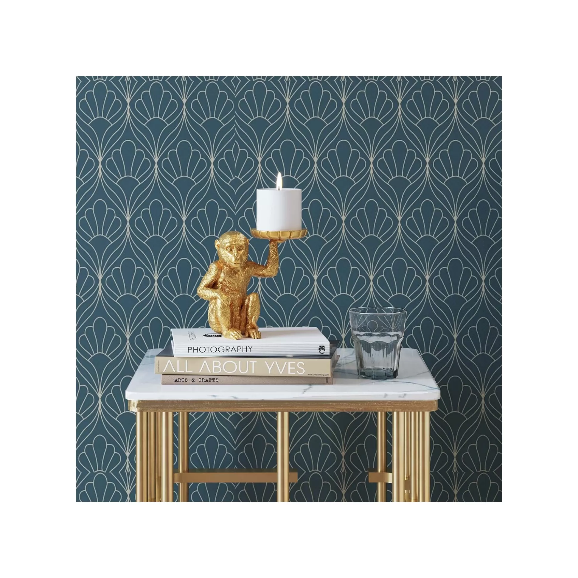 Bougeoir Singe Doré ^KARE Design Store