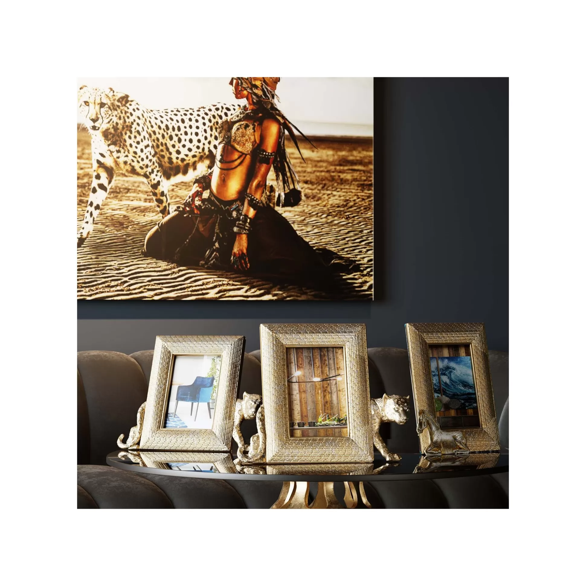 Cadre Photo Léopard 27x22cm ^KARE Design Best Sale
