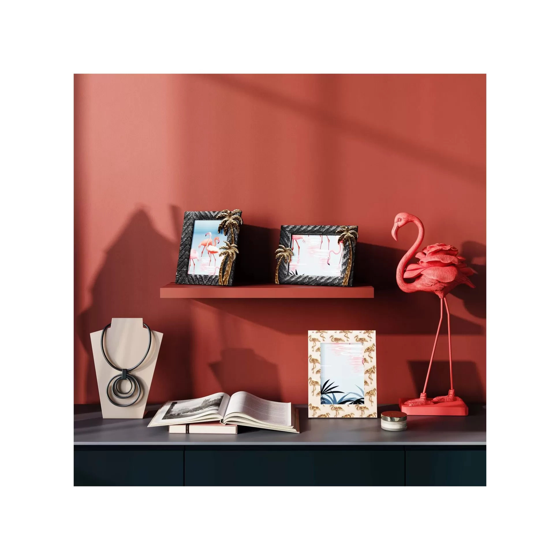 Cadre Photo Palmiers 21x24cm ^KARE Design Cheap