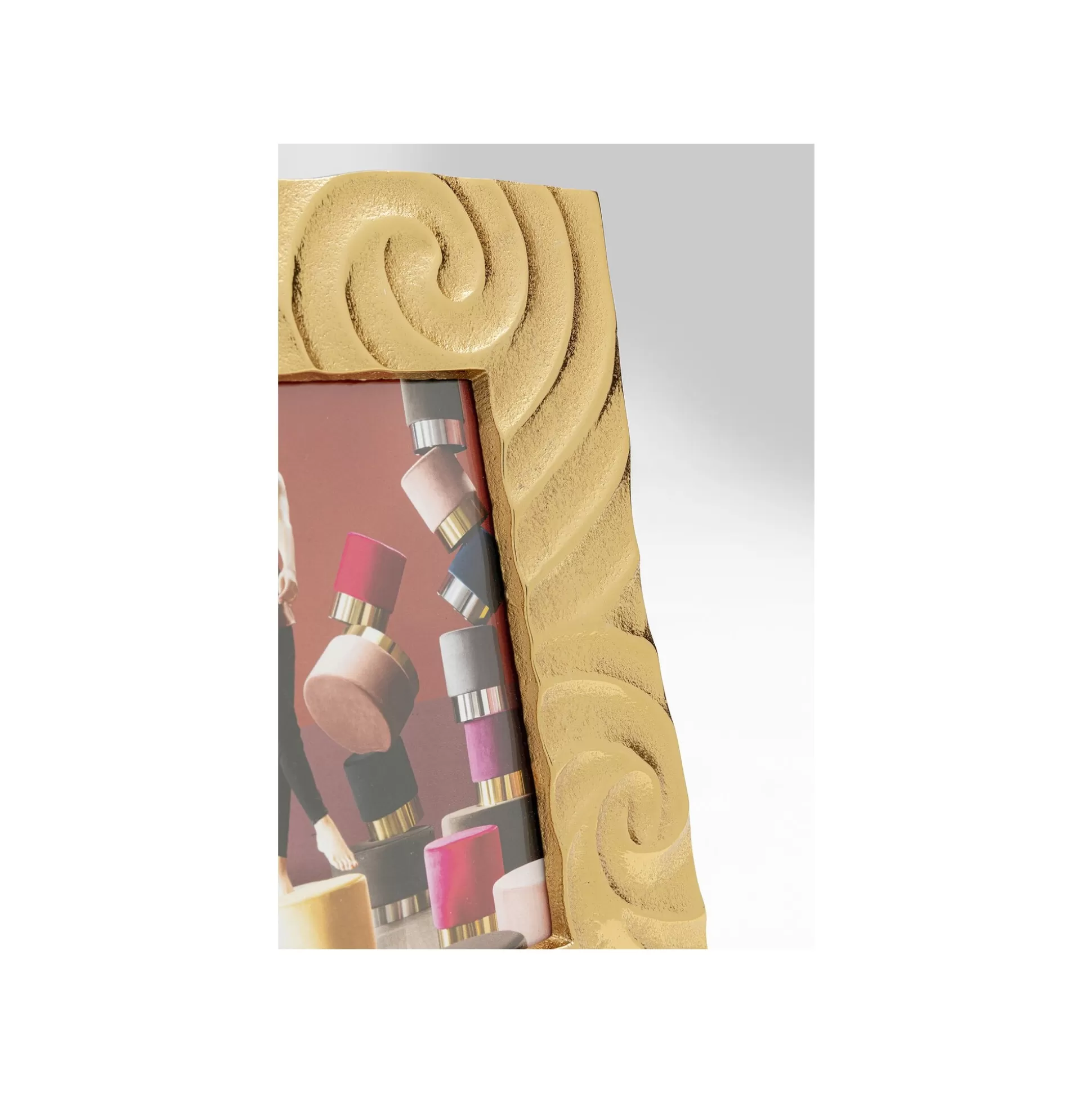 Cadre Photo Wave Doré 19x23cm ^KARE Design Cheap