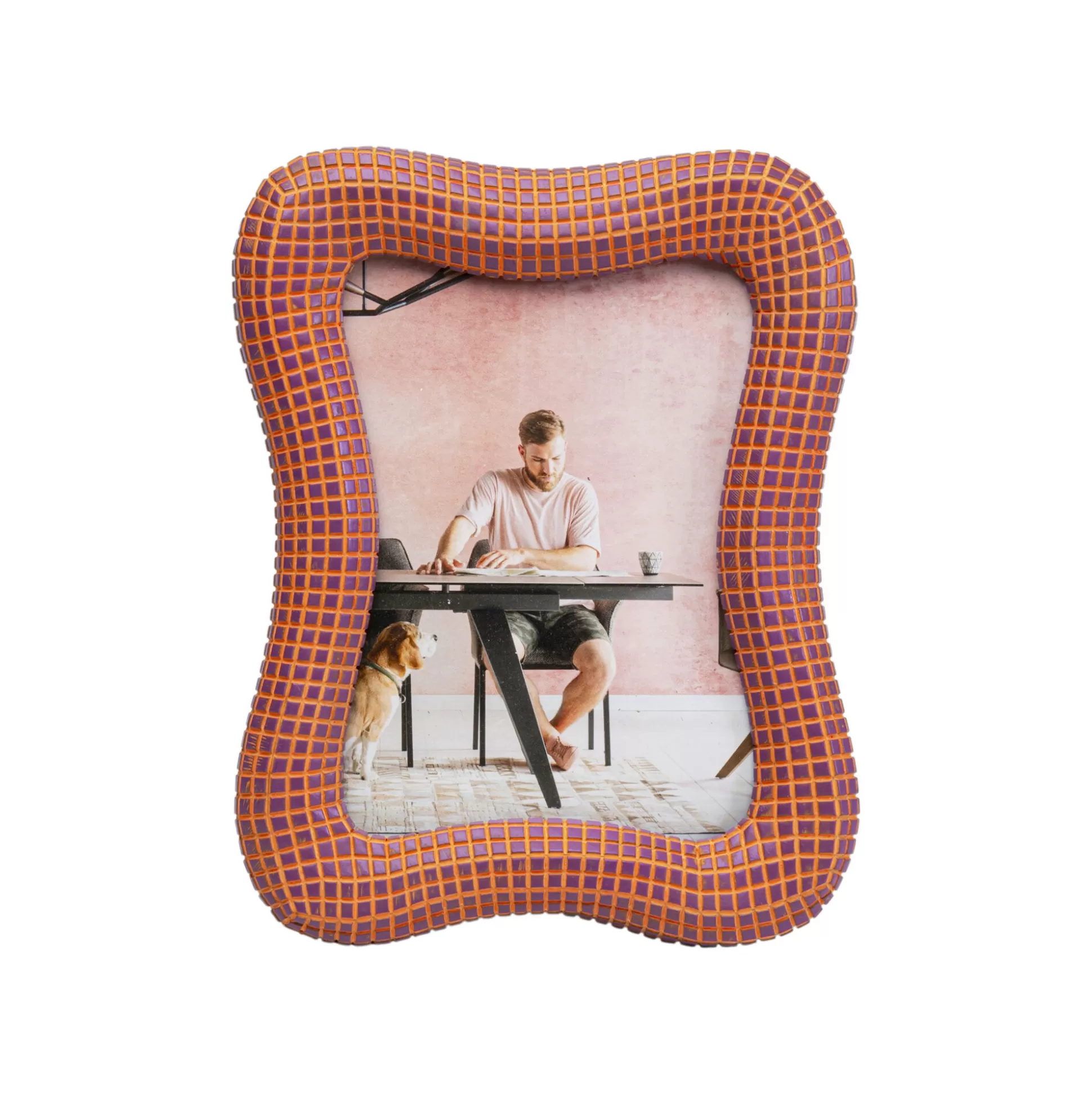 Cadre Photo Wavy 18x23cm Orange ^KARE Design Store