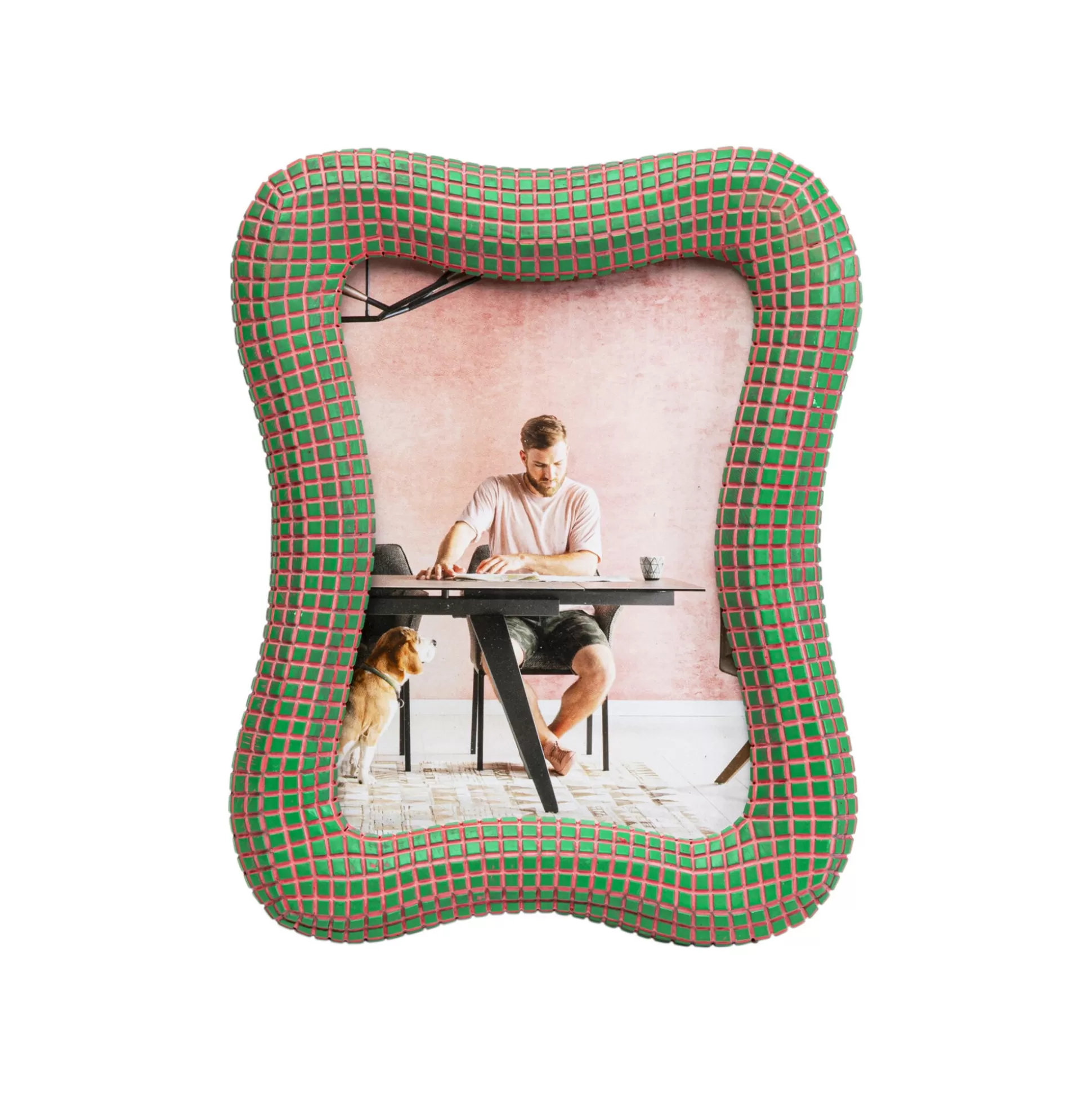 Cadre Photo Wavy 18x23cm Vert ^KARE Design Online