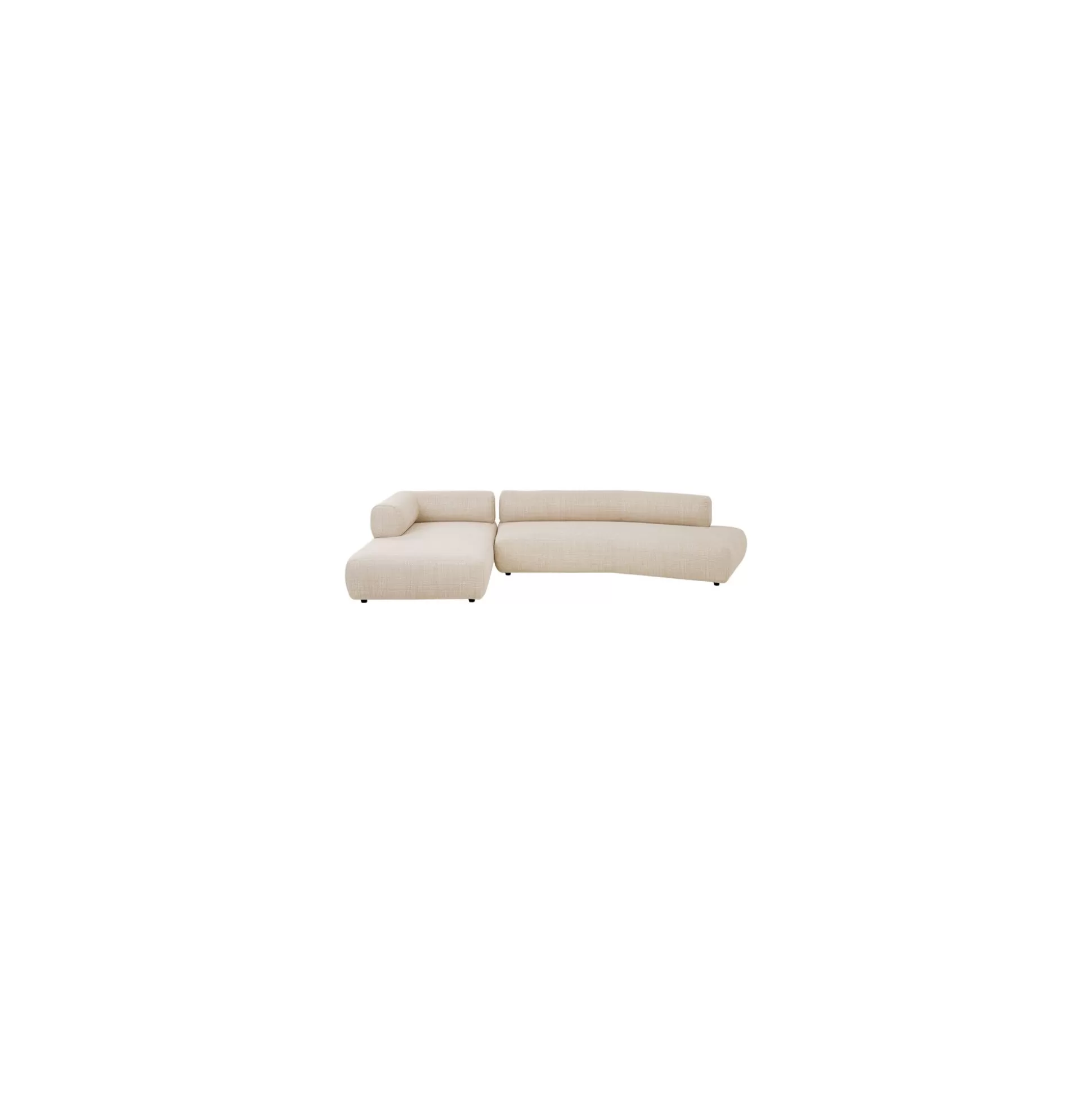 Canapé D'angle Bow Gauche Crème ^KARE Design Online