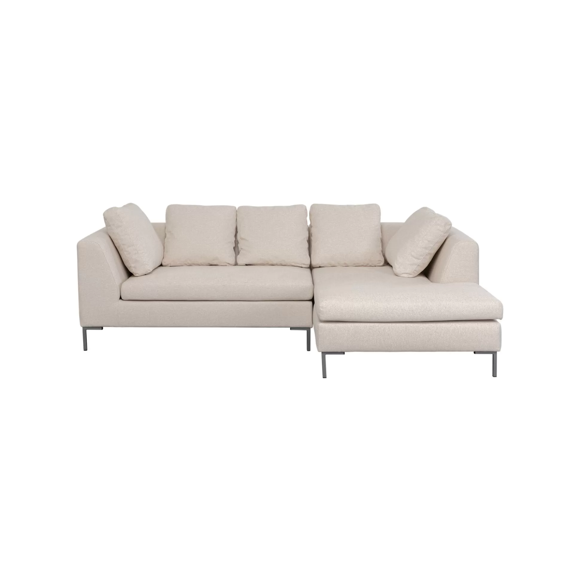 Canapé D'angle Gianna 250cm Droite Crème ^KARE Design Discount