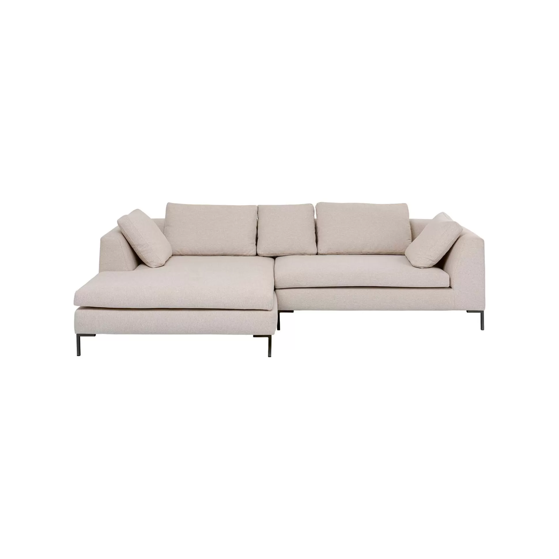 Canapé D'angle Gianna 290cm Gauche Crème ^KARE Design Online