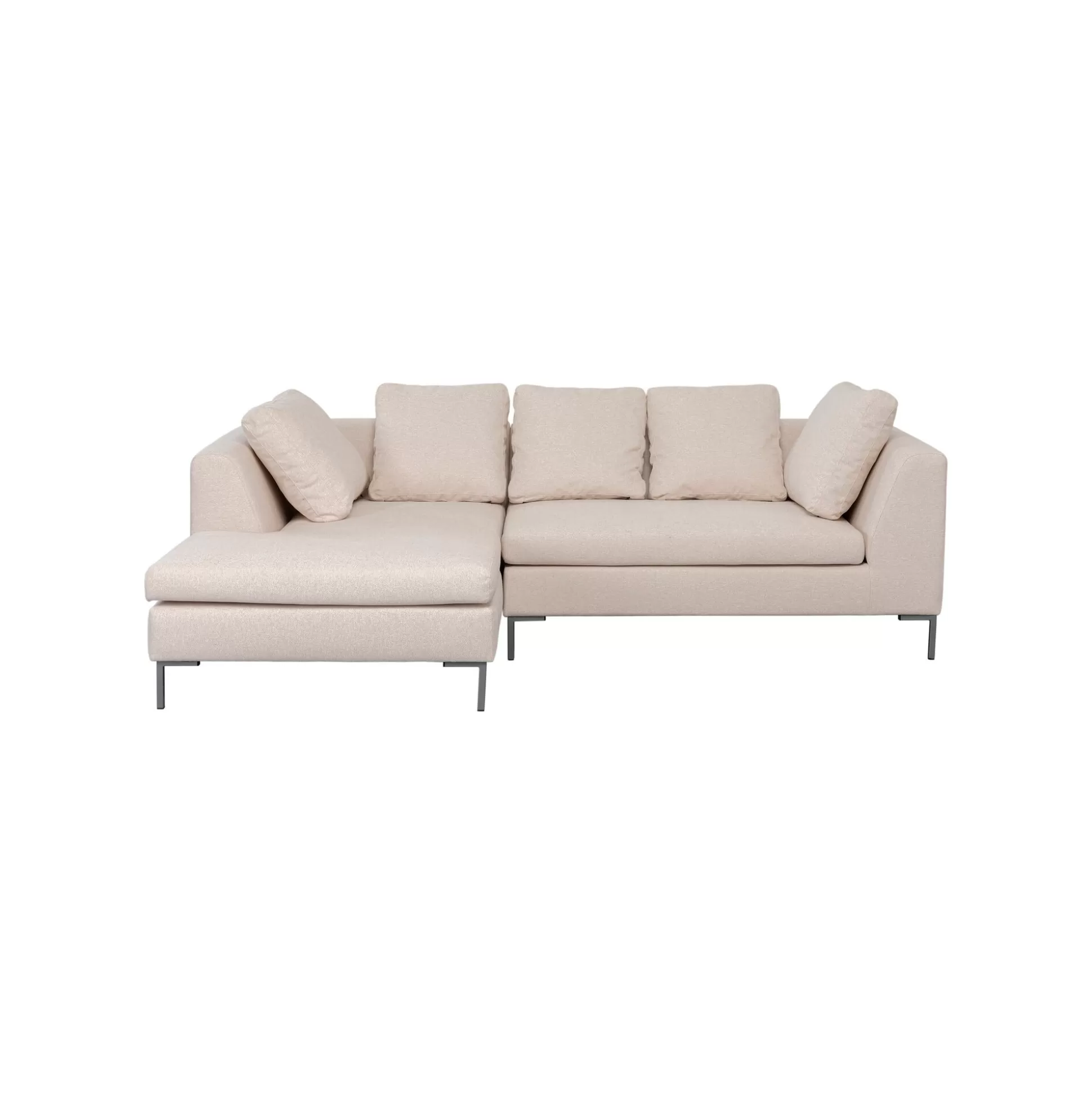 Canapé D'angle Gianna 250cm Gauche Crème ^KARE Design Shop