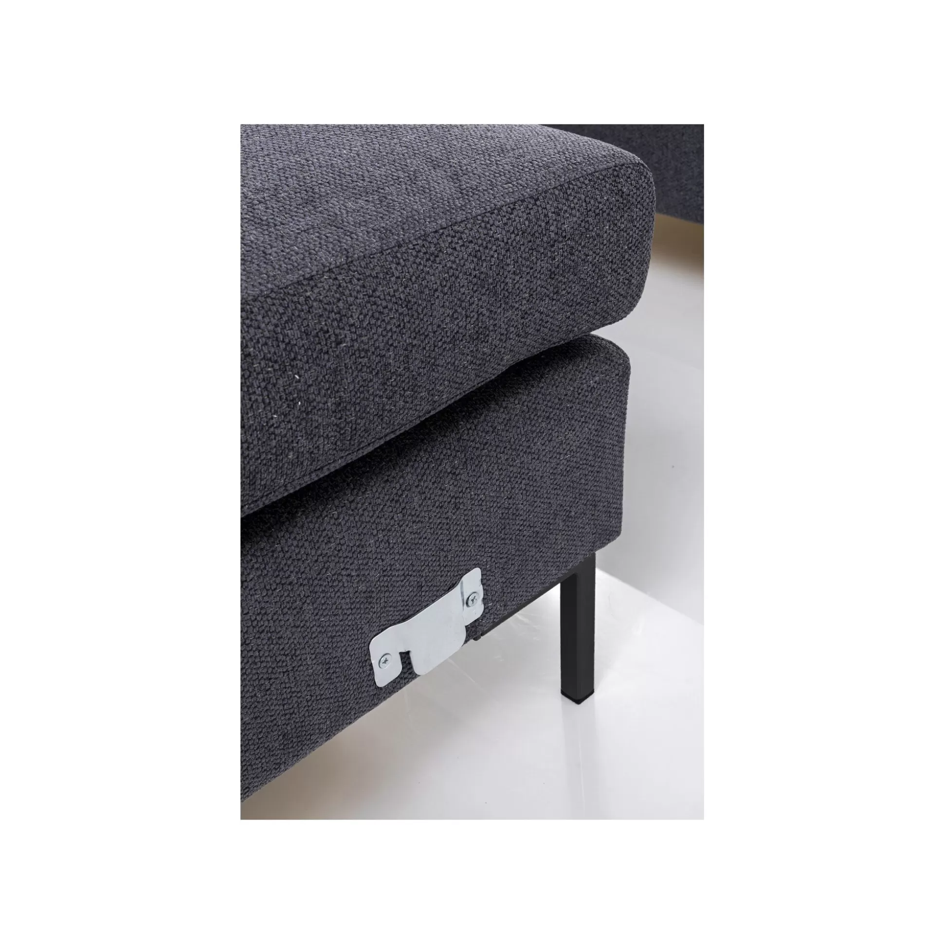 Canapé D'angle Gianna 290cm Gauche Gris Foncé ^KARE Design Store