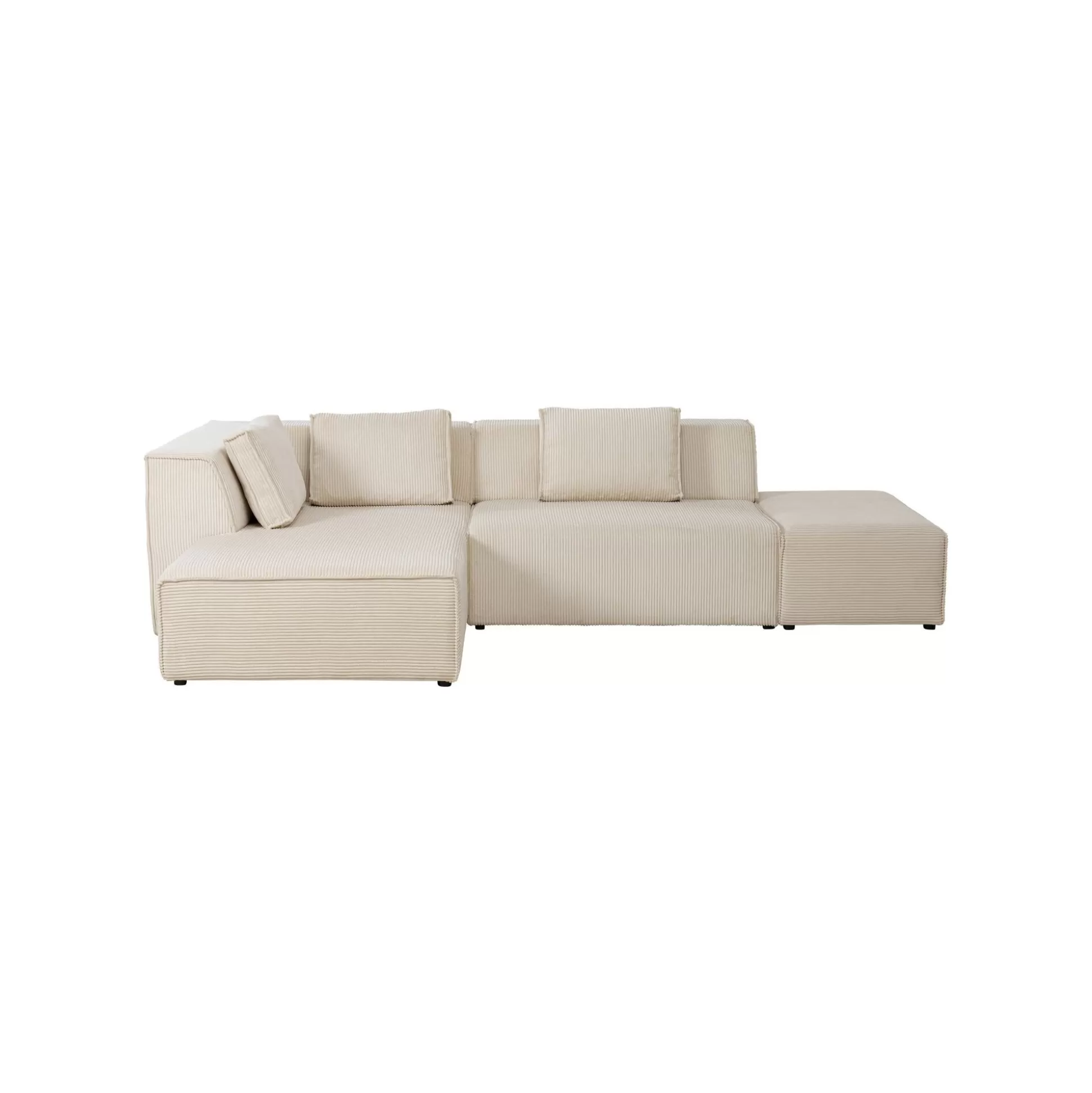 Canapé D'angle Infinity Cord Crème Gauche ^KARE Design Discount