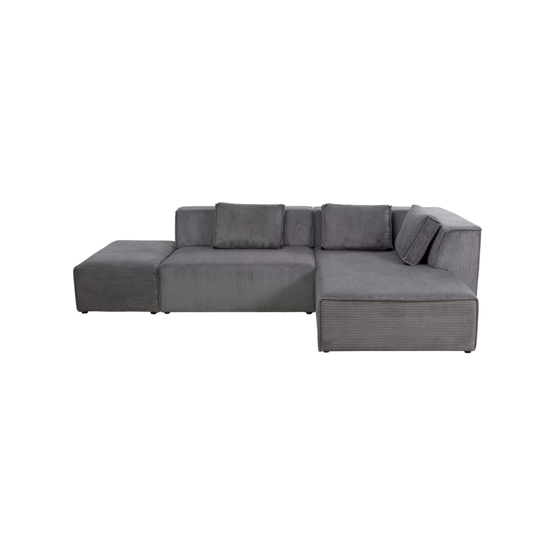 Canapé D'angle Infinity Cord Gris Droite ^KARE Design Discount