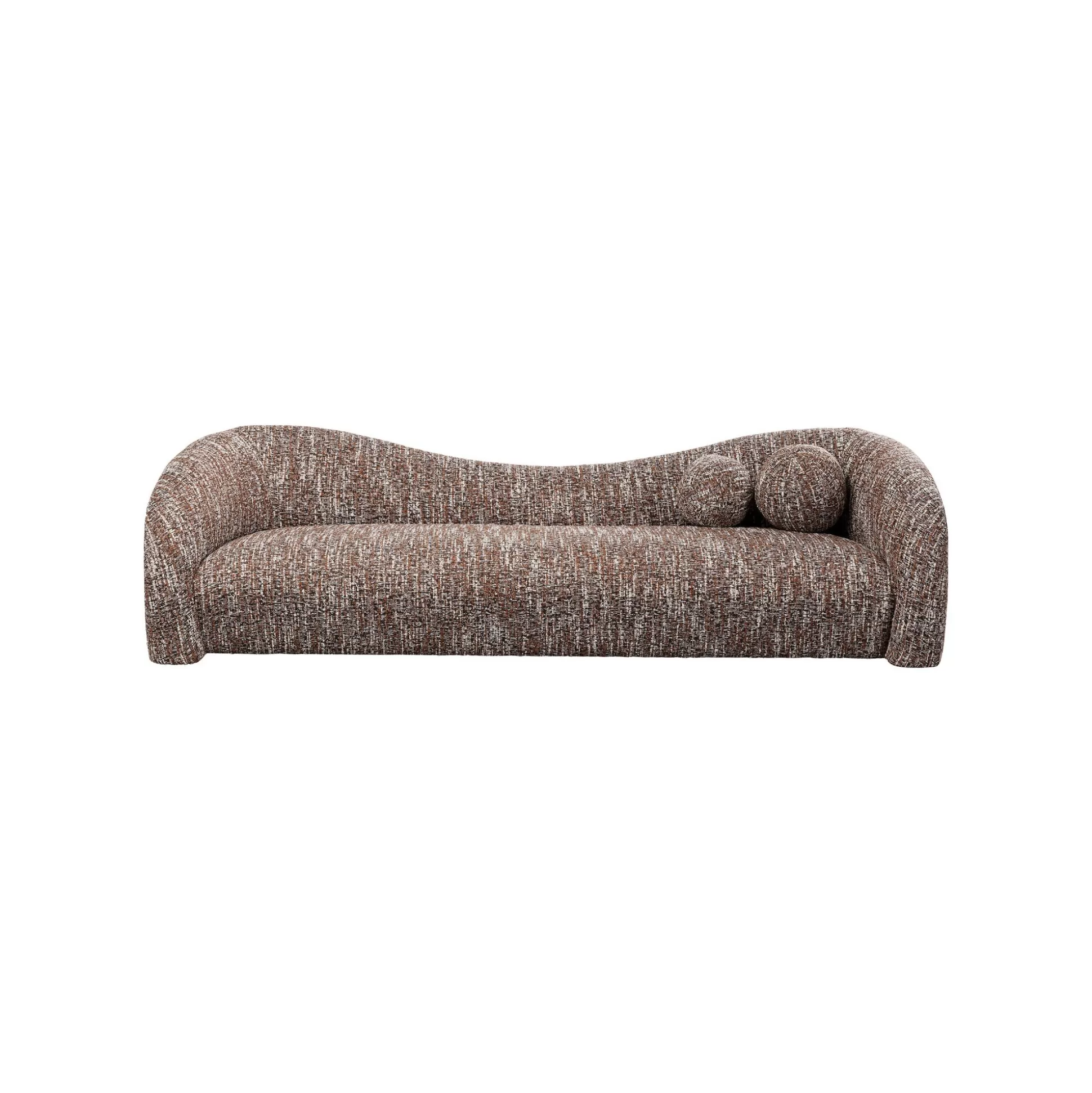 Canapé Livia Melange 3 Places Marron ^KARE Design Best Sale