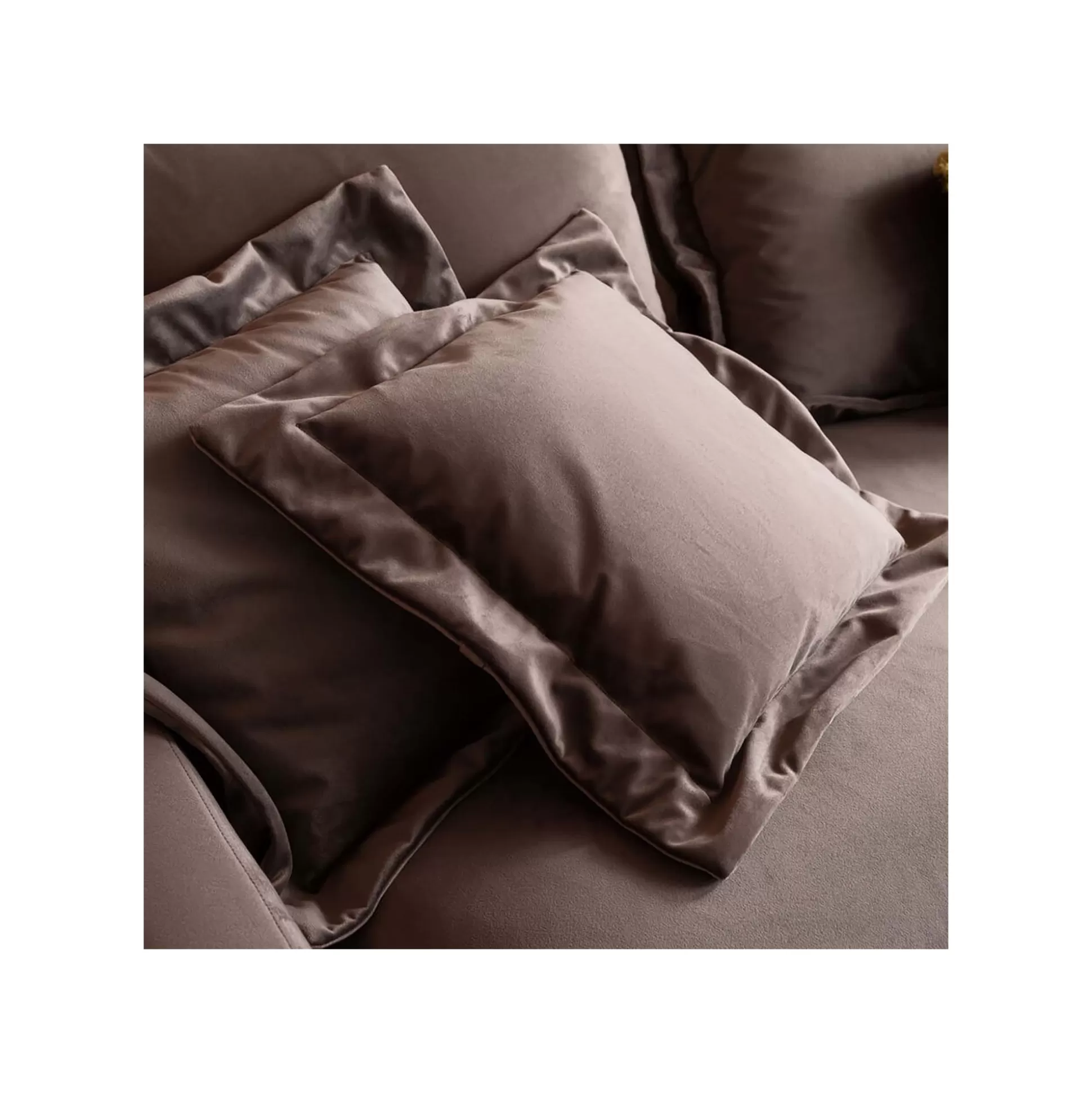 Canapé Lullaby XL Velours Taupe ^KARE Design Sale