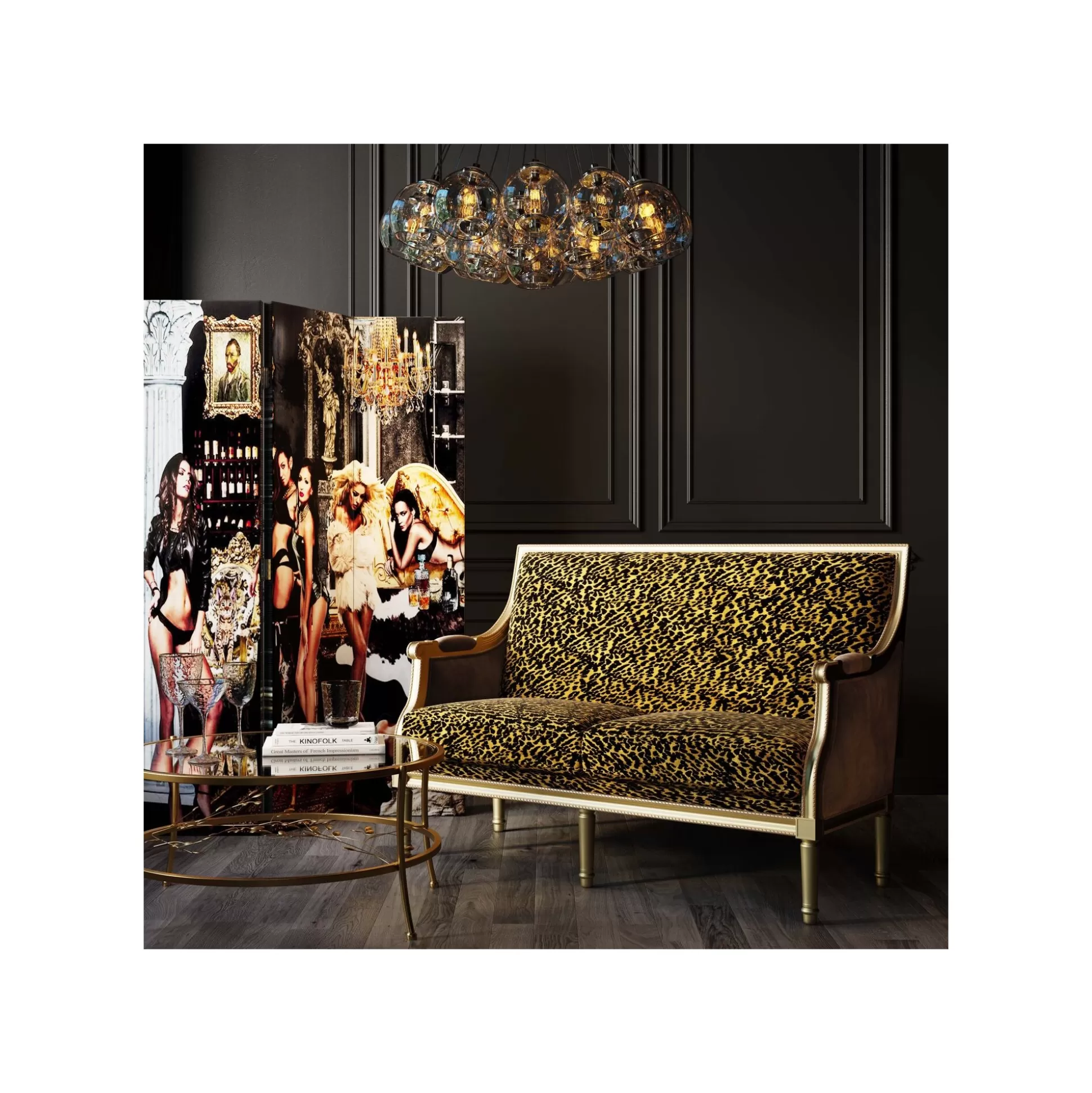 Canapé Regency 2 Places Léopard ^KARE Design Shop