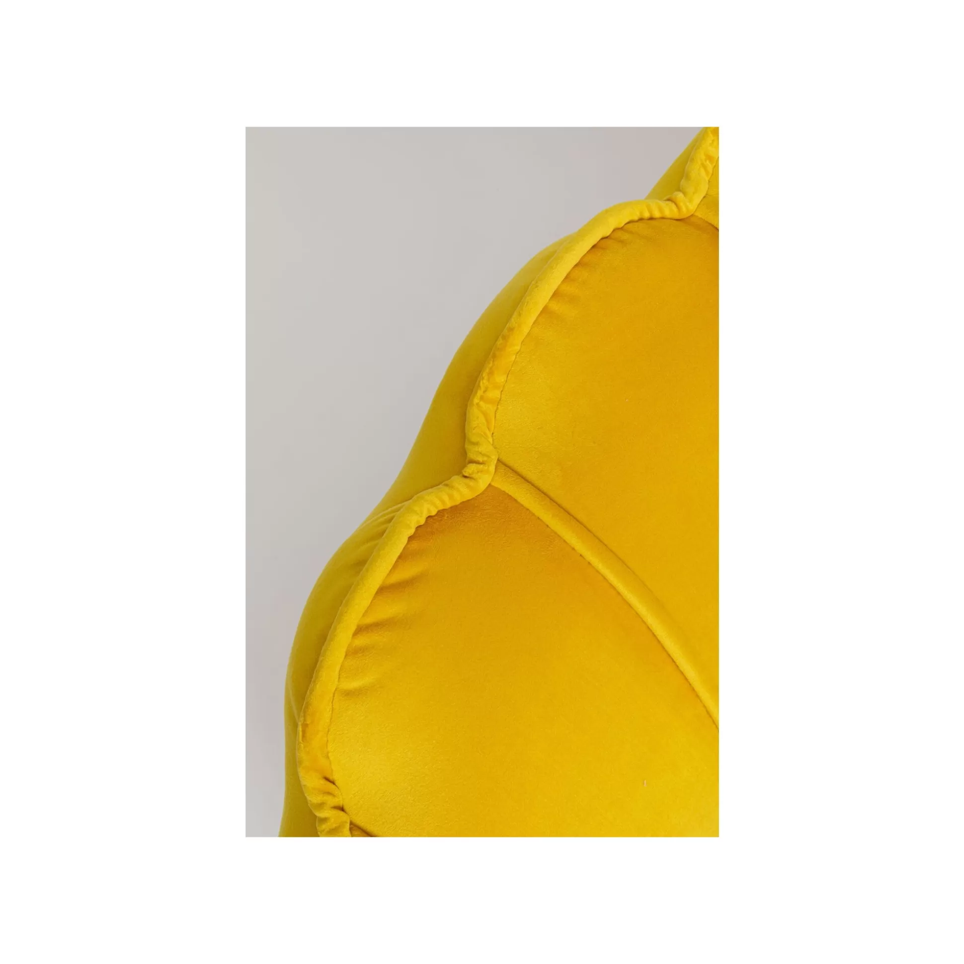 Canapé Water Lily 2 Places Velours Jaune Et Acier Doré ^KARE Design Best