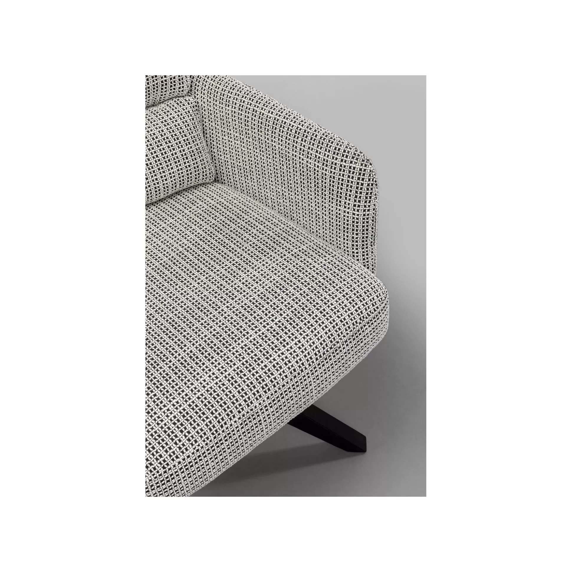 Chaise Avec Accoudoirs Pivotante Bosse Noire Et Blanche ^KARE Design Best