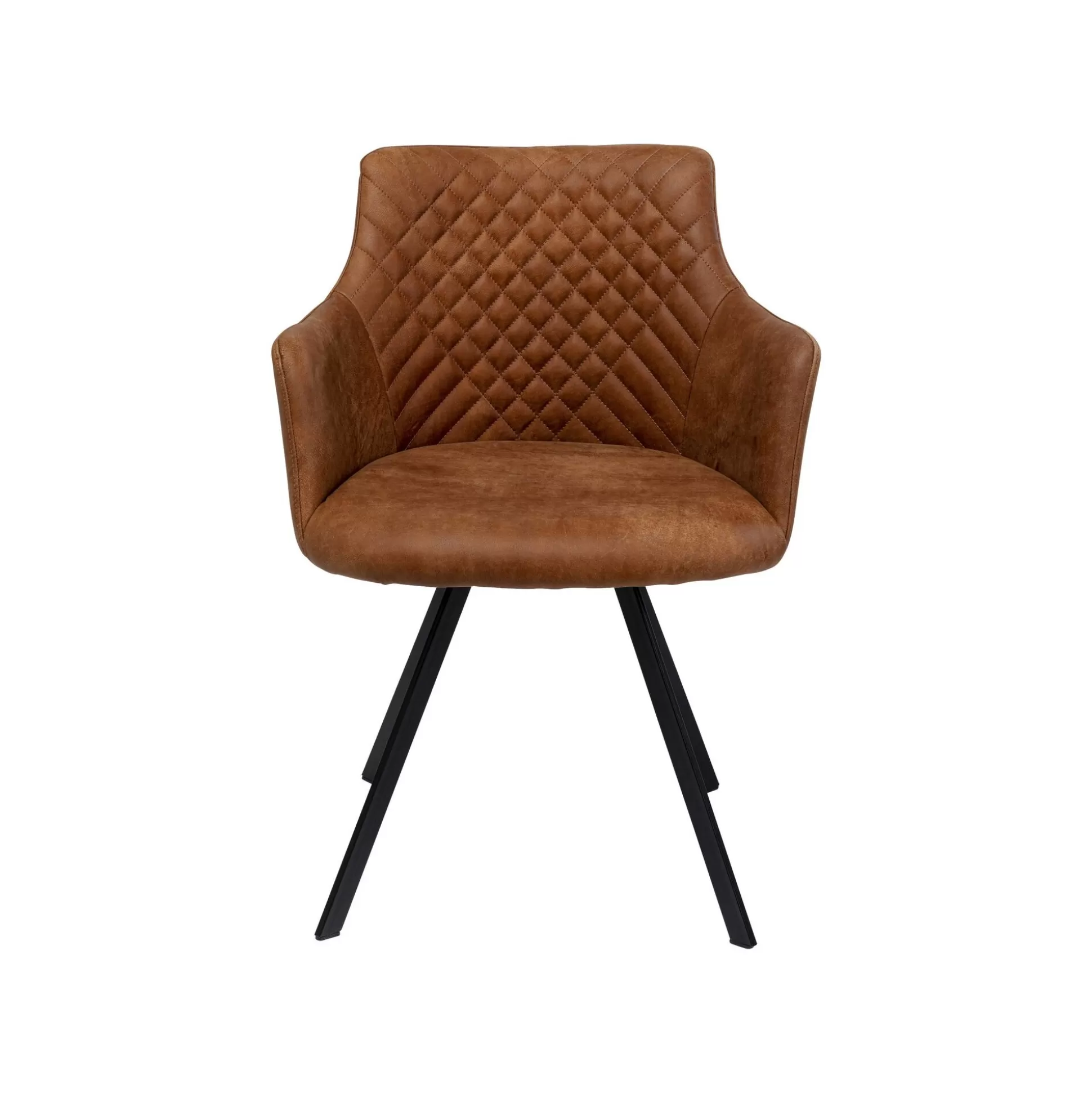 Chaise Avec Accoudoirs Pivotante Coco Marron ^KARE Design Shop