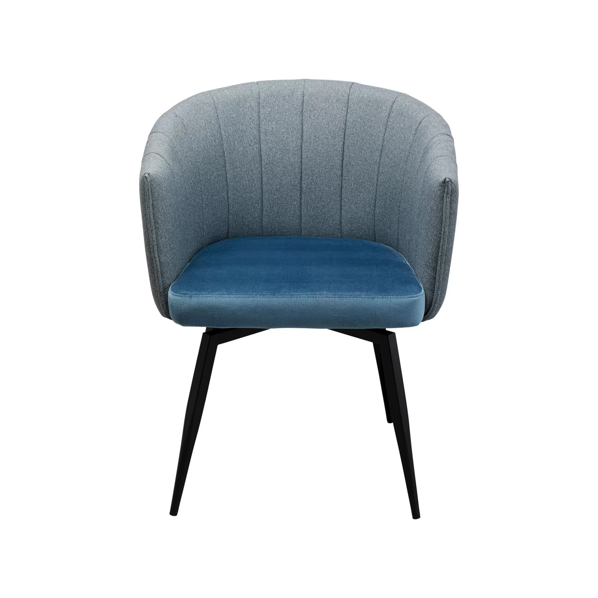 Chaise Avec Accoudoirs Pivotante Merida Bleue ^KARE Design Best