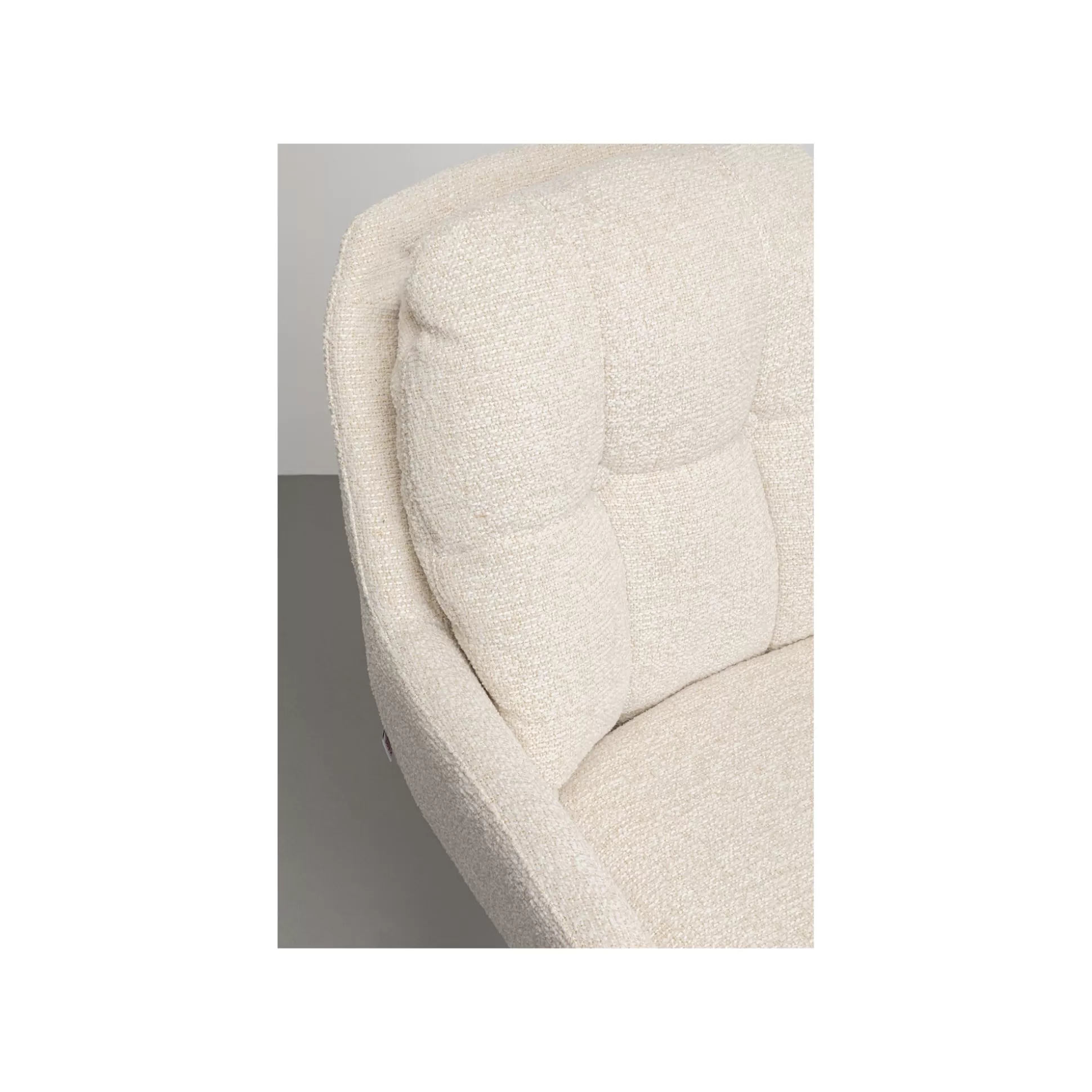 Chaise Avec Accoudoirs Pivotante Molly Crème ^KARE Design Shop