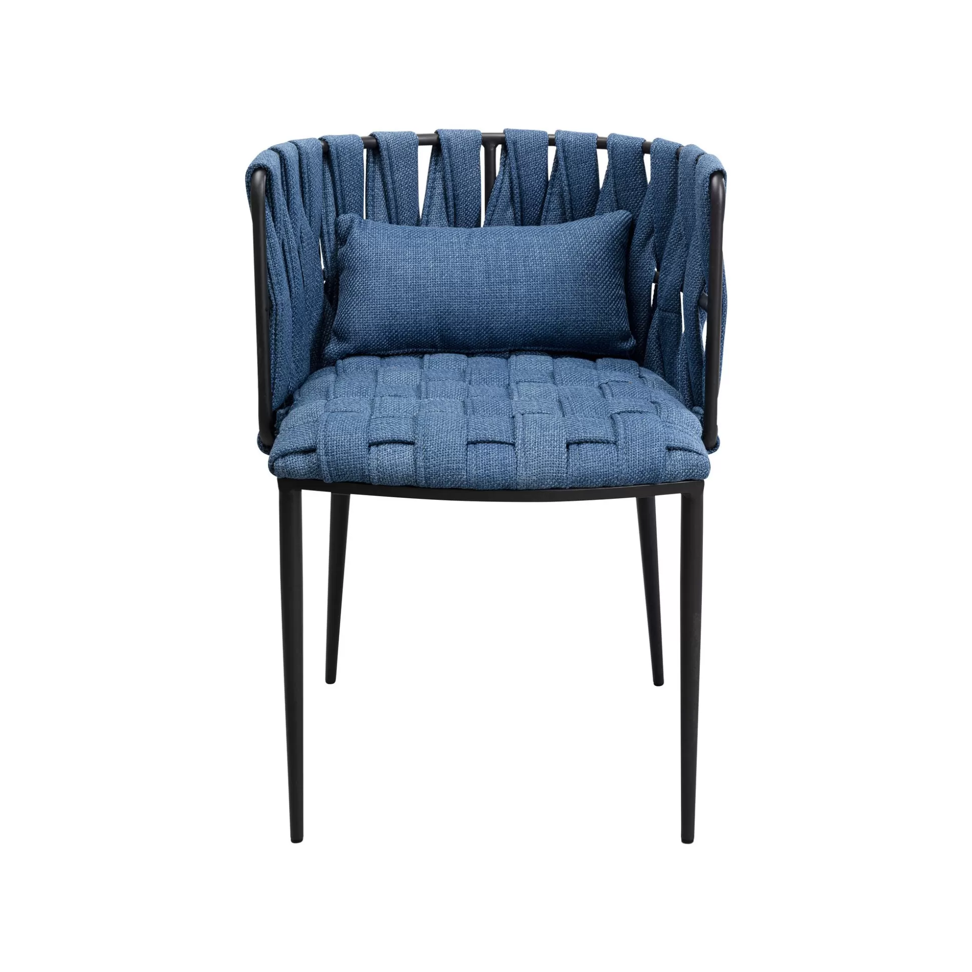 Chaise Avec Accoudoirs Saluti Bleue ^KARE Design New