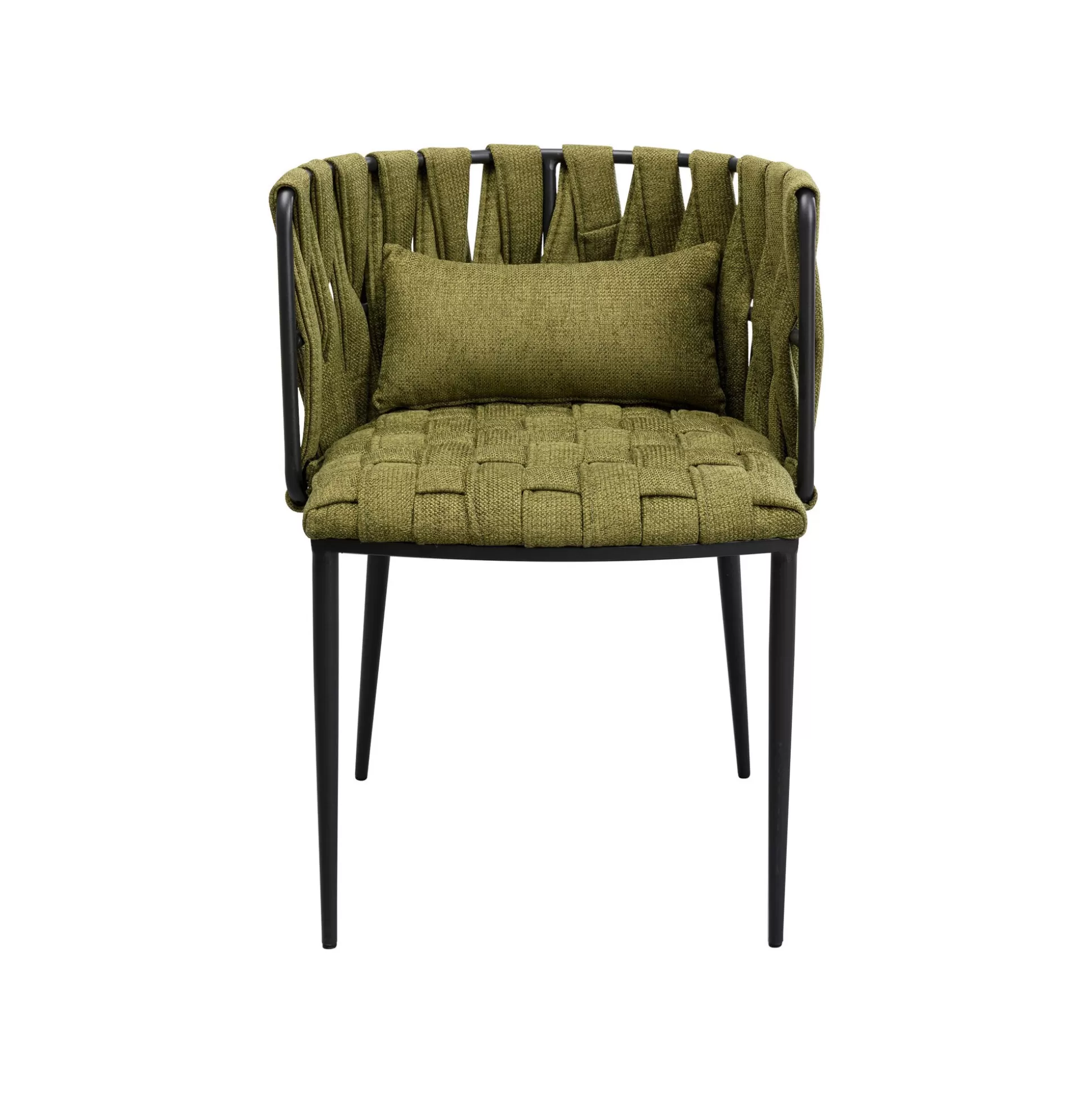 Chaise Avec Accoudoirs Saluti Verte ^KARE Design Store
