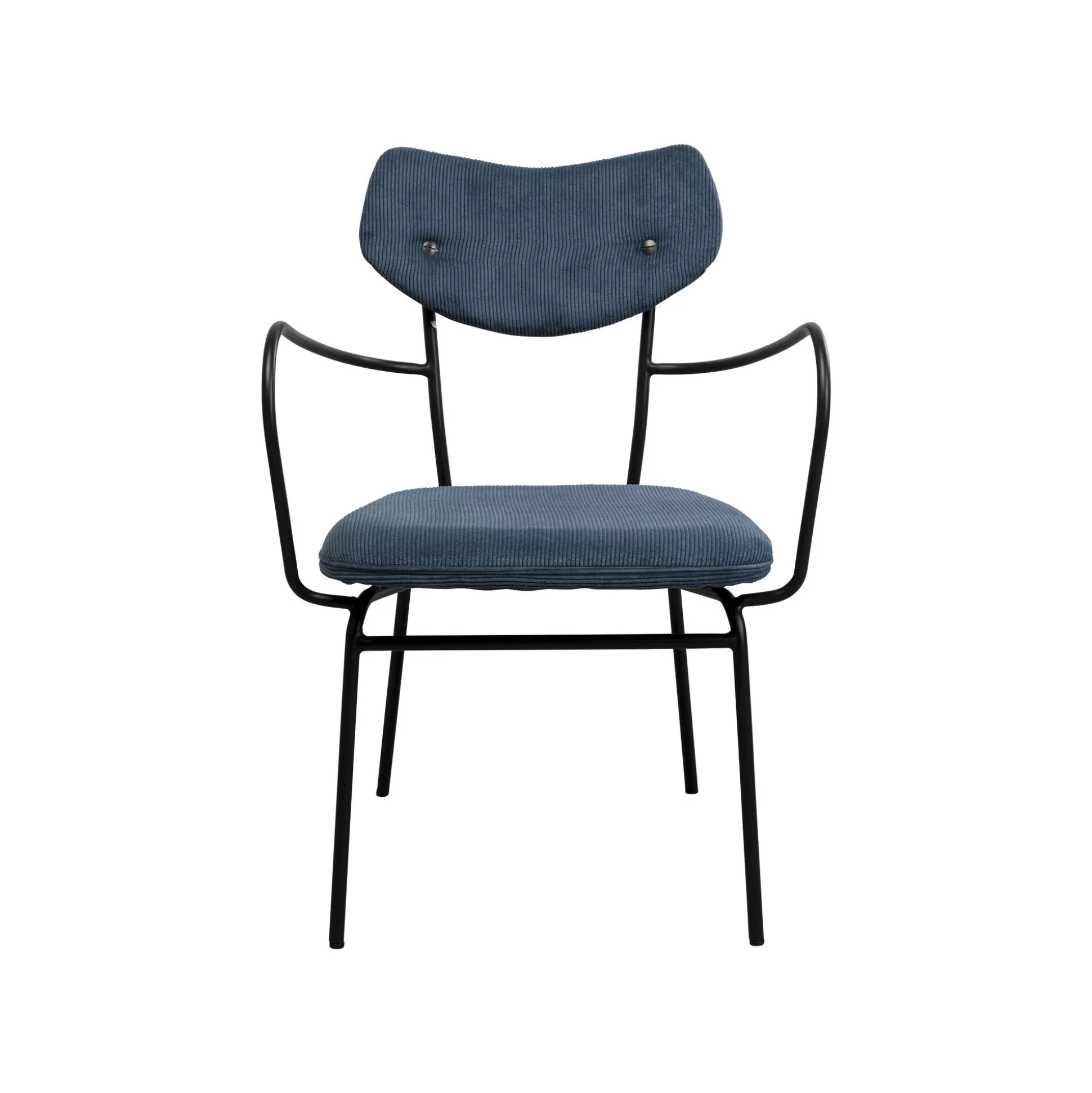 Chaise Avec Accoudoirs Viola Bleue ^KARE Design Flash Sale