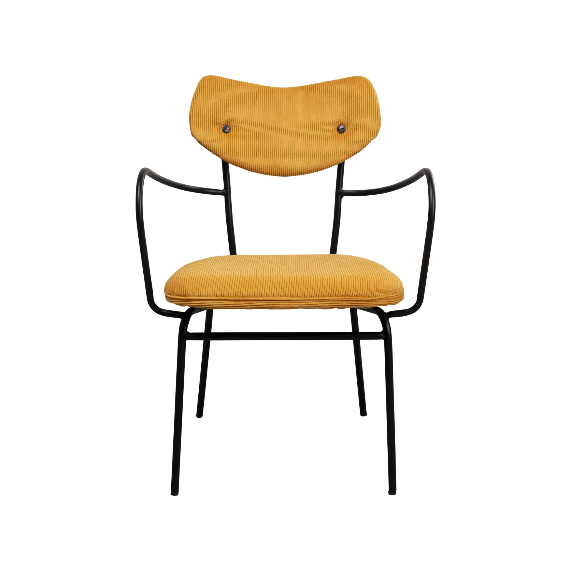 Chaise Avec Accoudoirs Viola Jaune ^KARE Design Best Sale