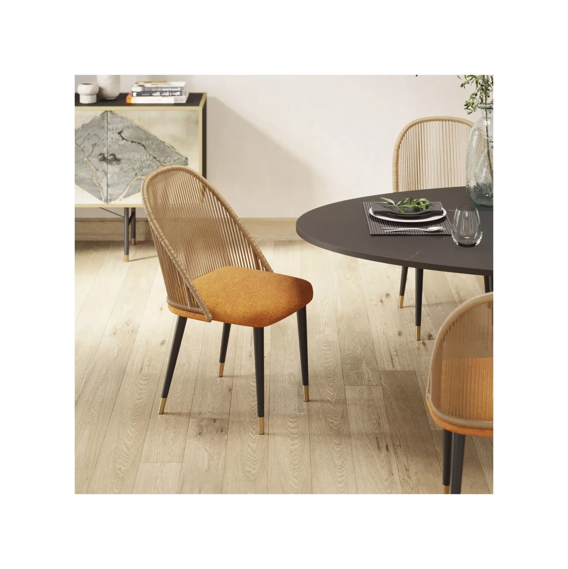 Chaise Danza Orange ^KARE Design Outlet