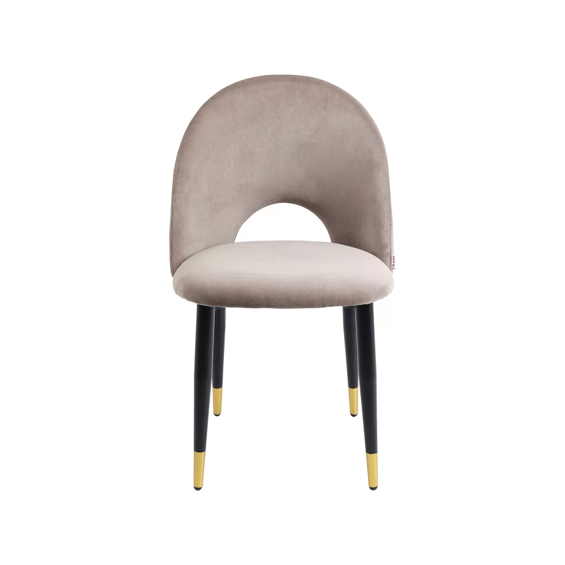 Chaise Iris Velours Taupe ^KARE Design Fashion
