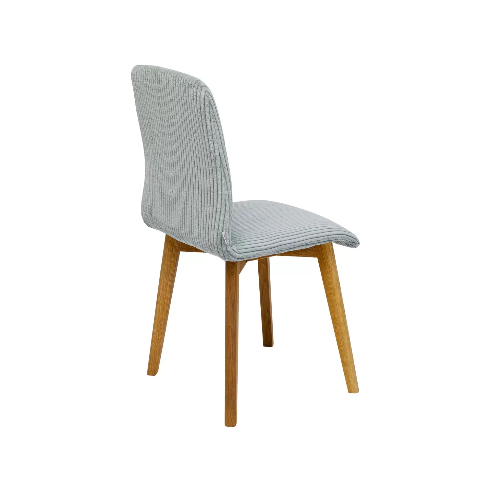 Chaise Lara Cord Côtelée Bleue ^KARE Design Outlet