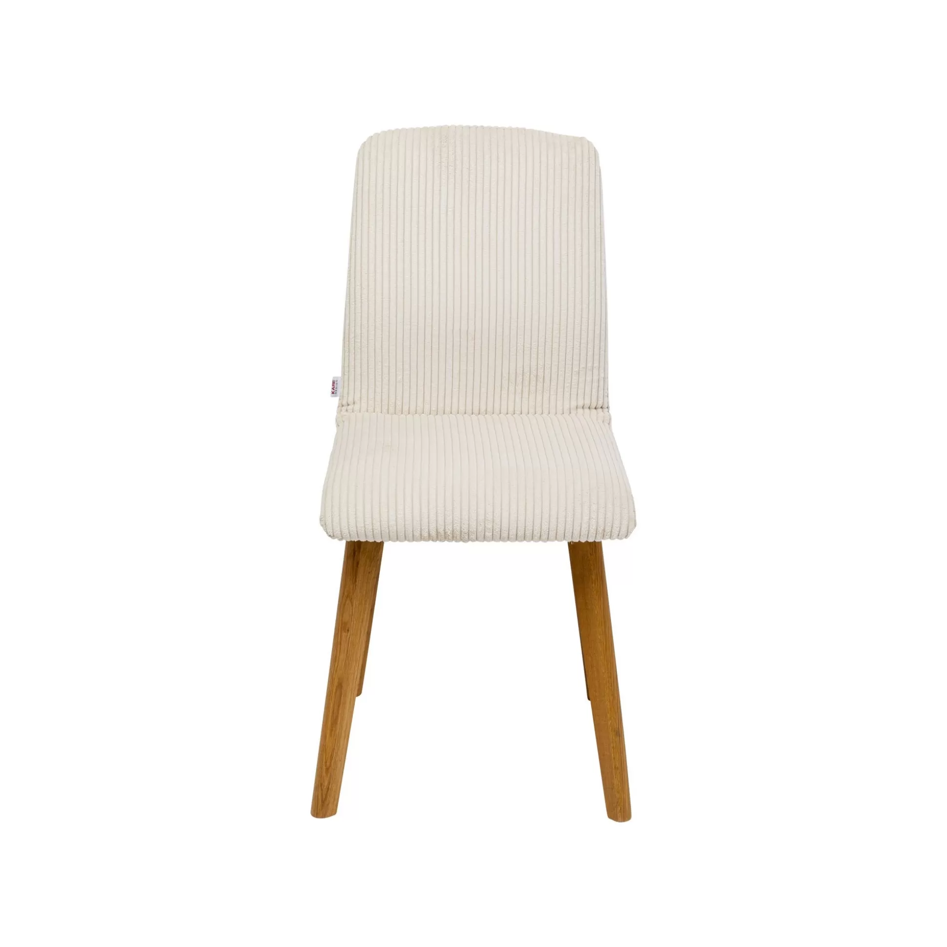 Chaise Lara Cord Côtelée Crème ^KARE Design Store