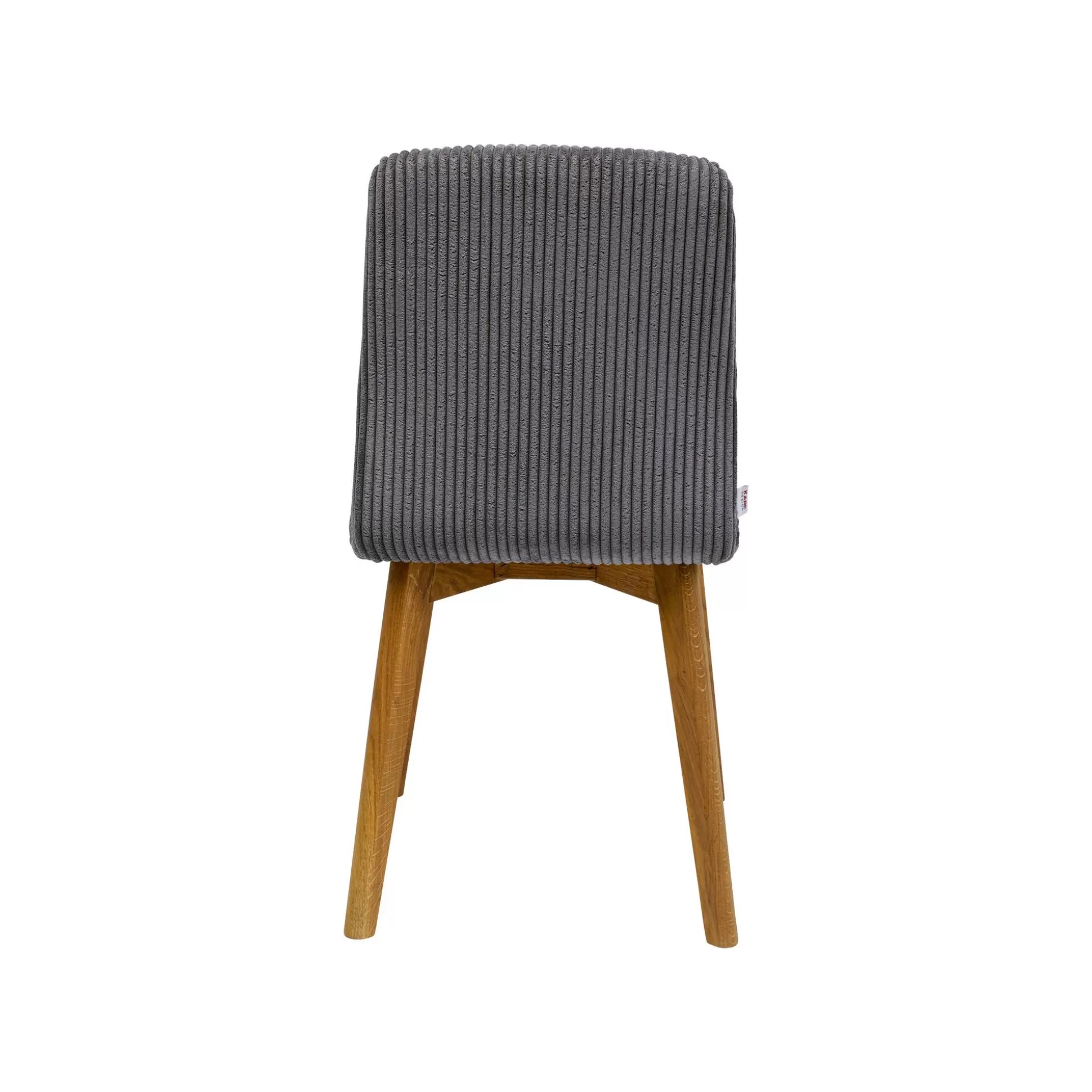 Chaise Lara Cord Côtelée Grise ^KARE Design Discount