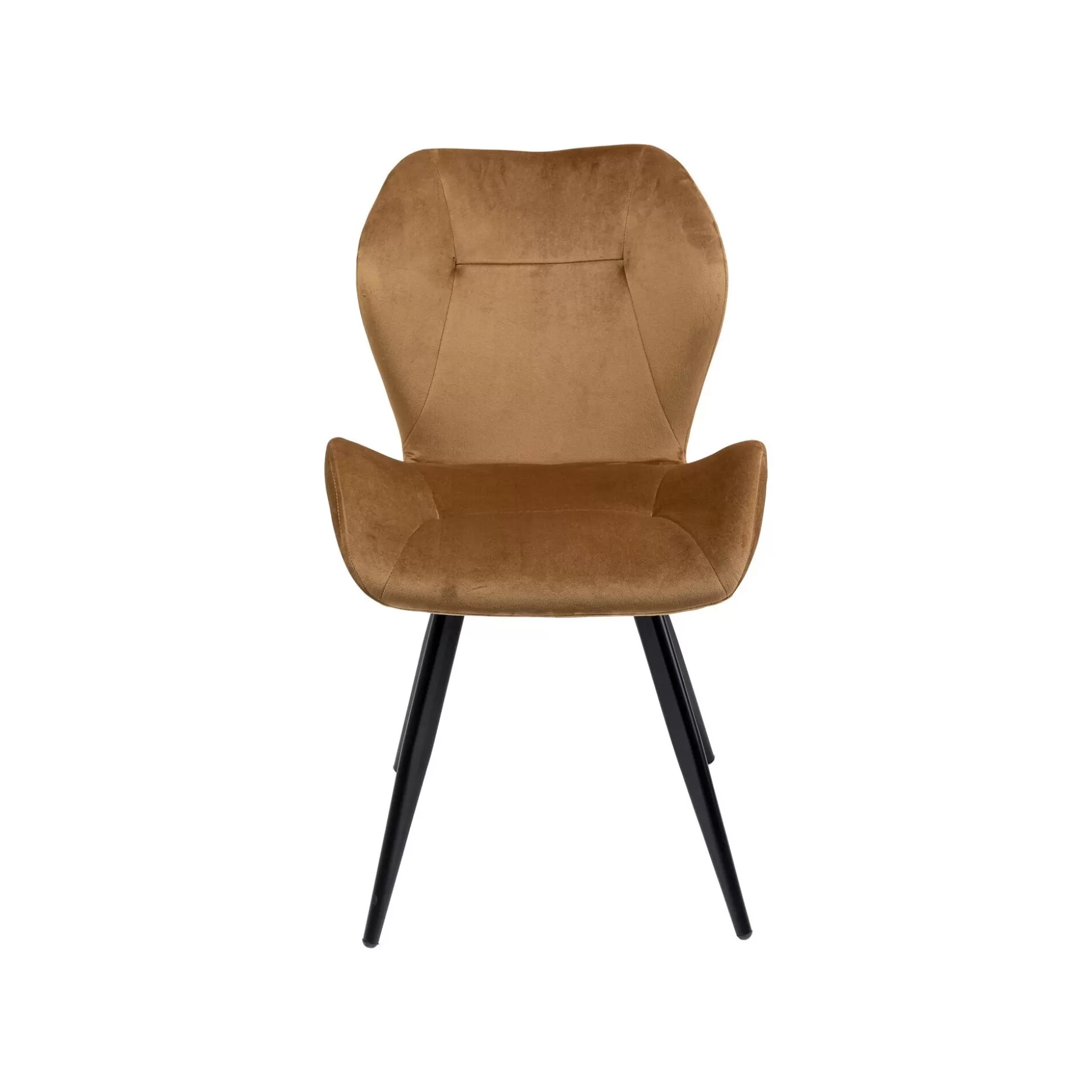 Chaise Viva Velours Marron Et Noir ^KARE Design Best Sale