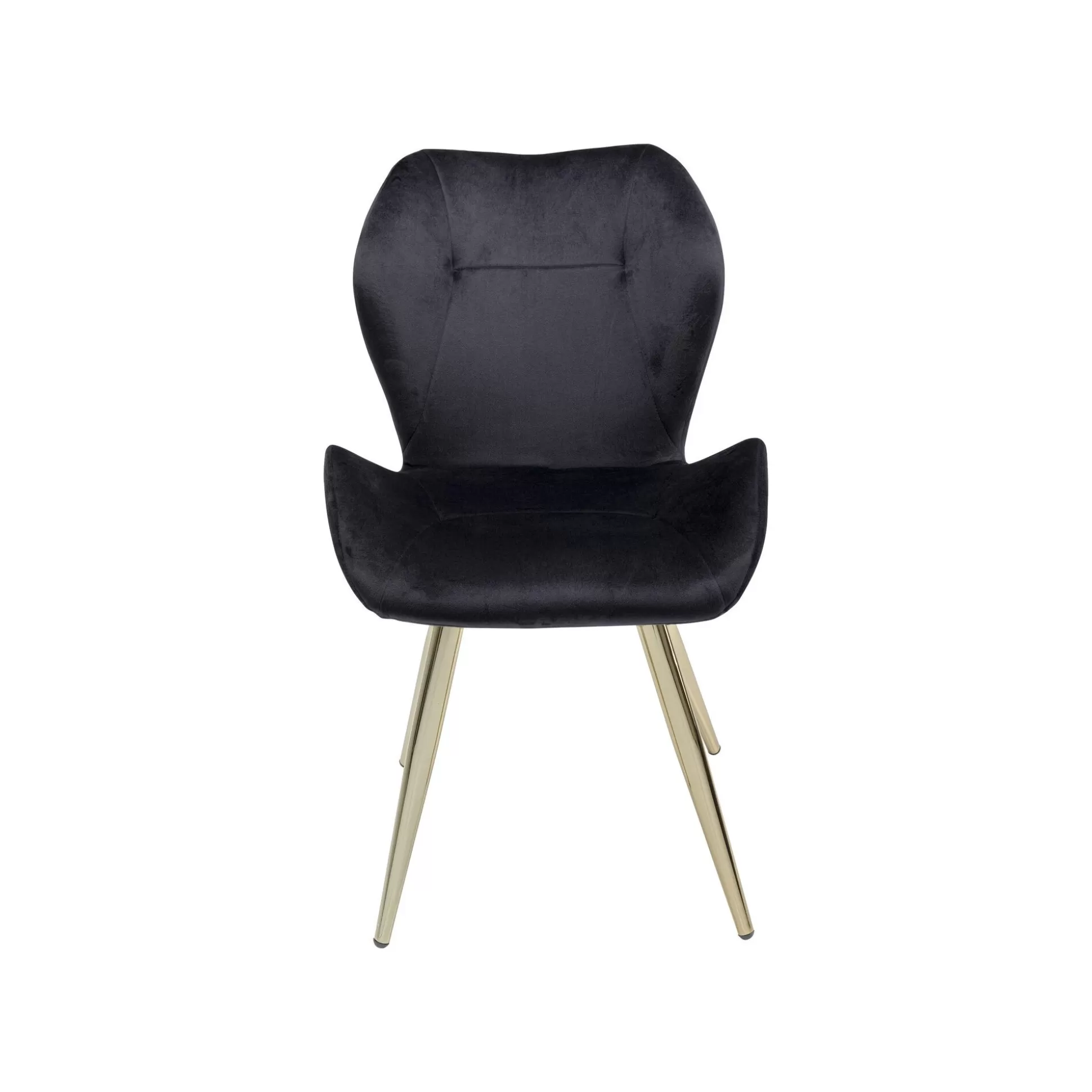 Chaise Viva Velours Noir Et Or ^KARE Design Cheap