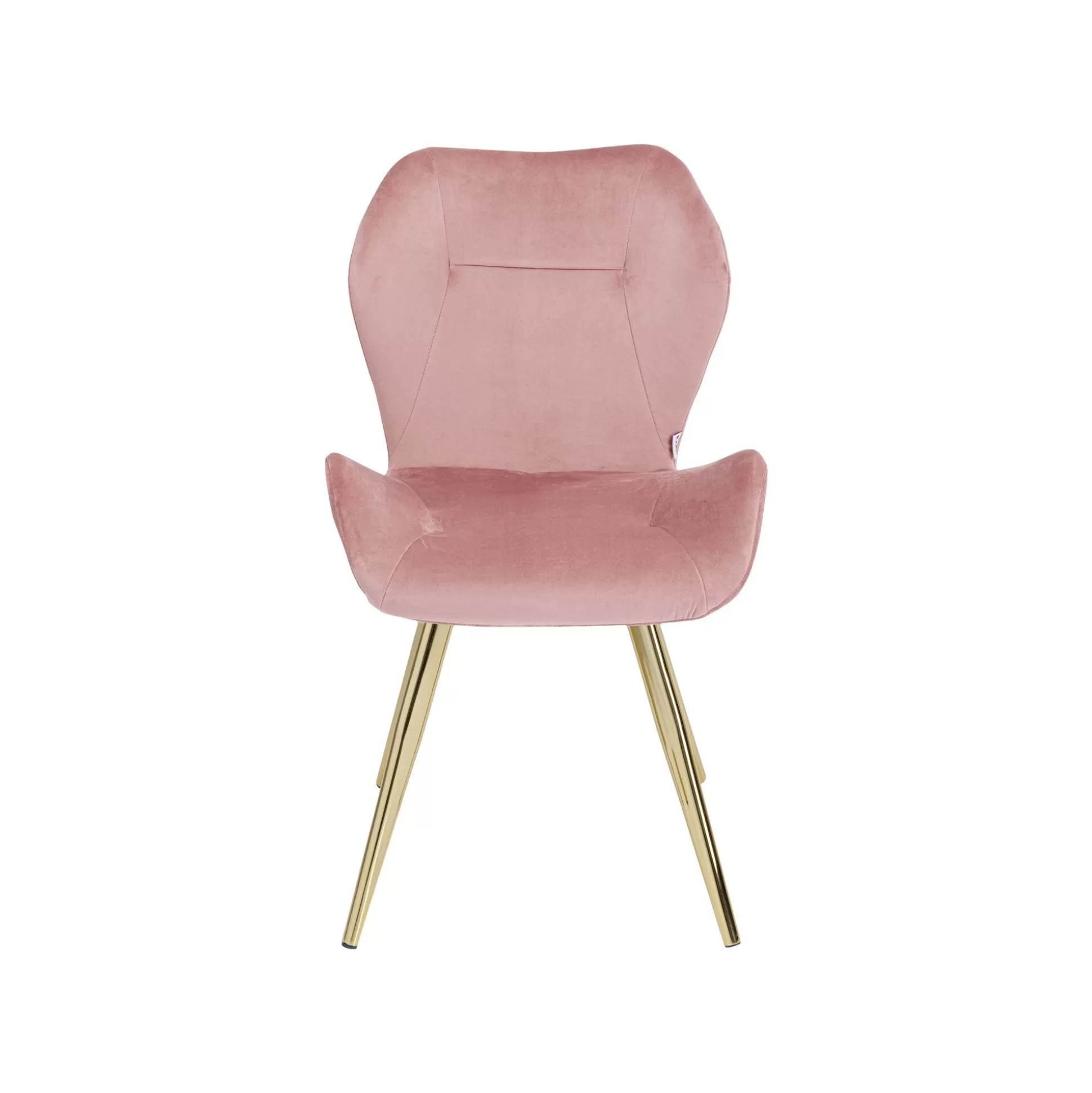 Chaise Viva Velours Rose Et Or ^KARE Design Store