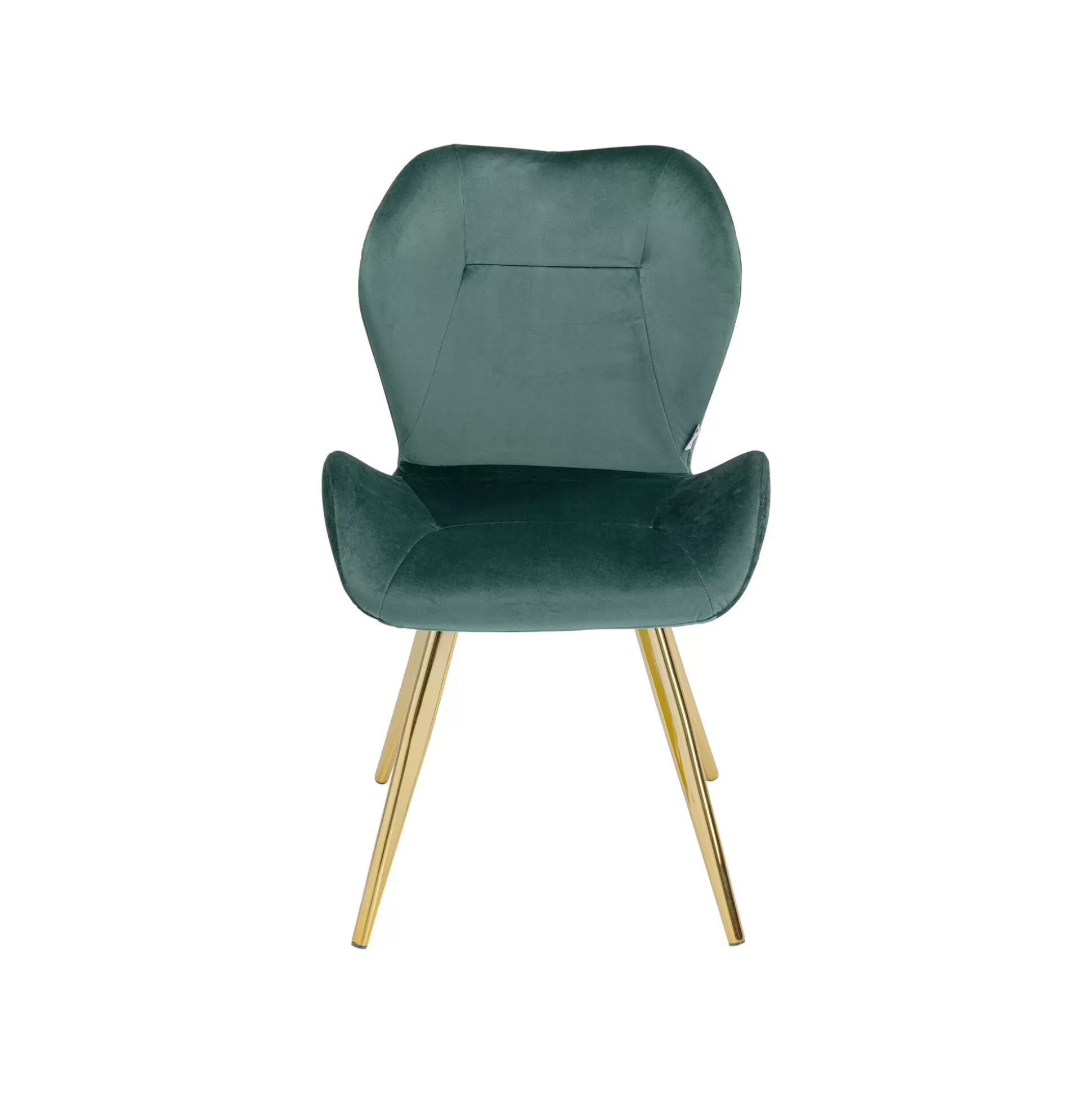 Chaise Viva Velours Vert Et Or ^KARE Design New
