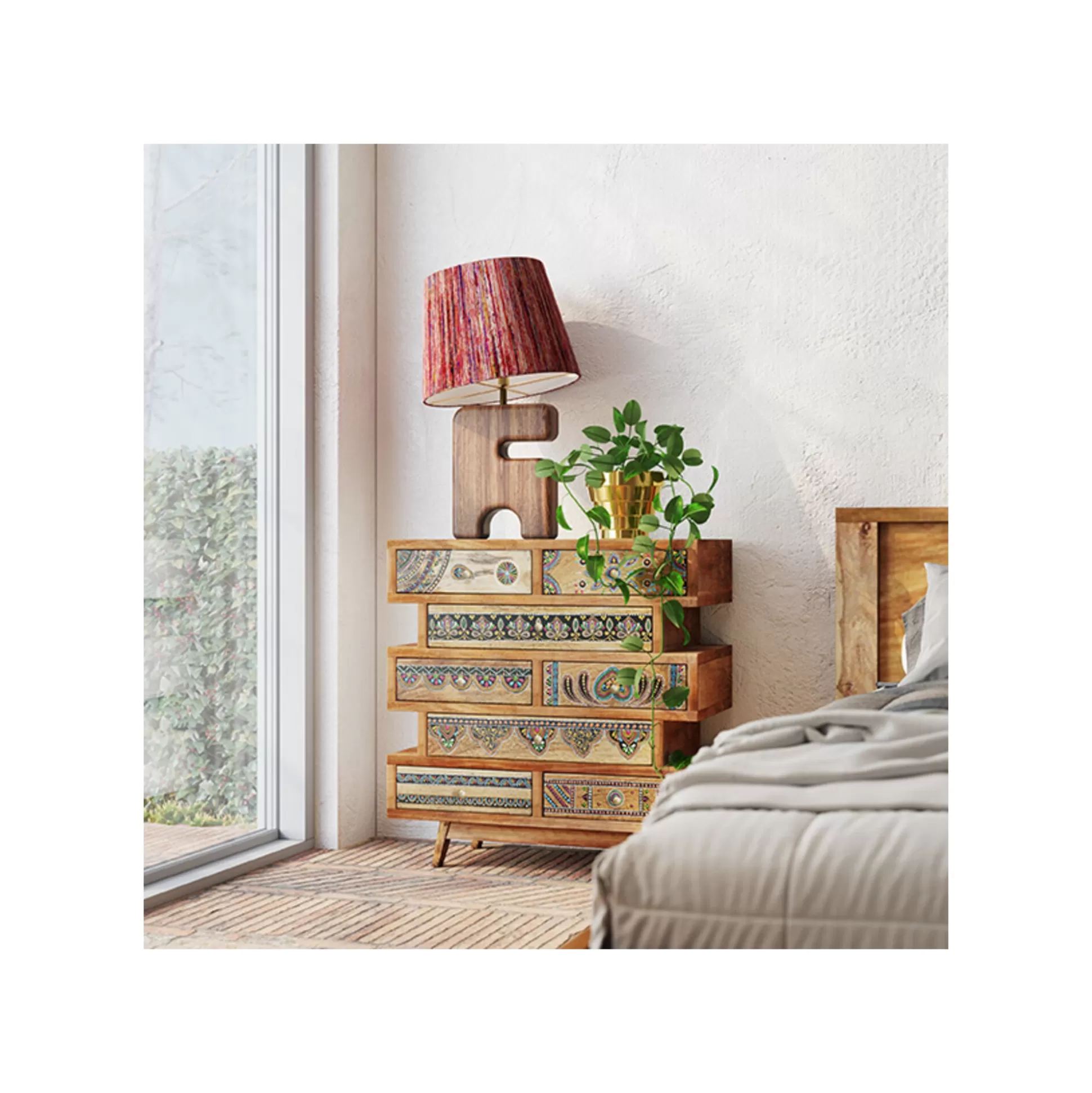 Commode Menorca Butterfly ^KARE Design Outlet