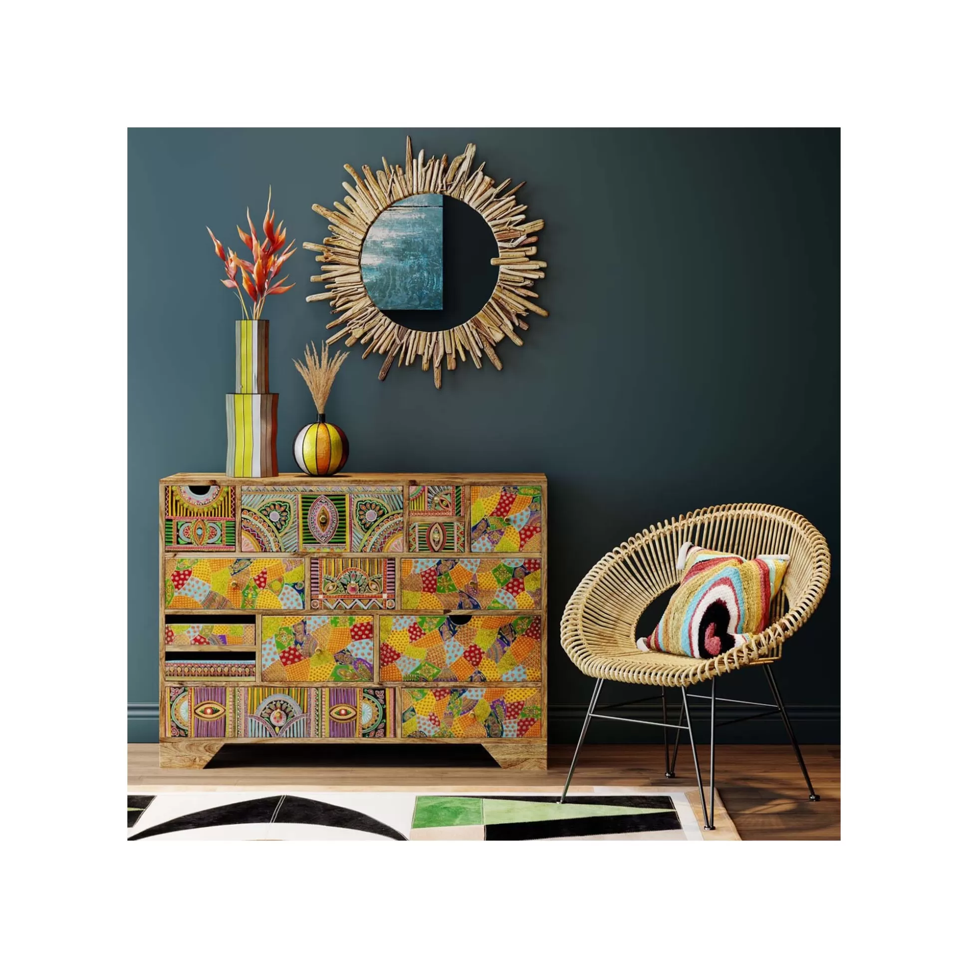 Commode Paradise 14 Tiroirs ^KARE Design Fashion