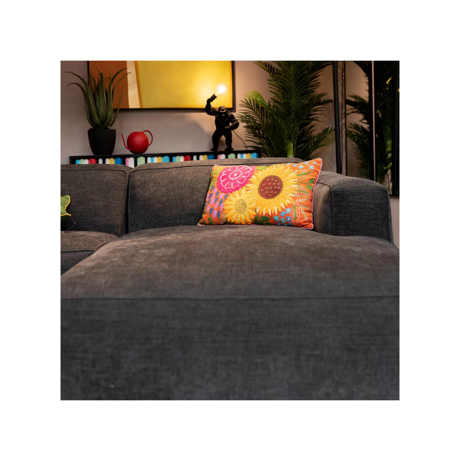 Coussin Girasole Orange ^KARE Design Sale