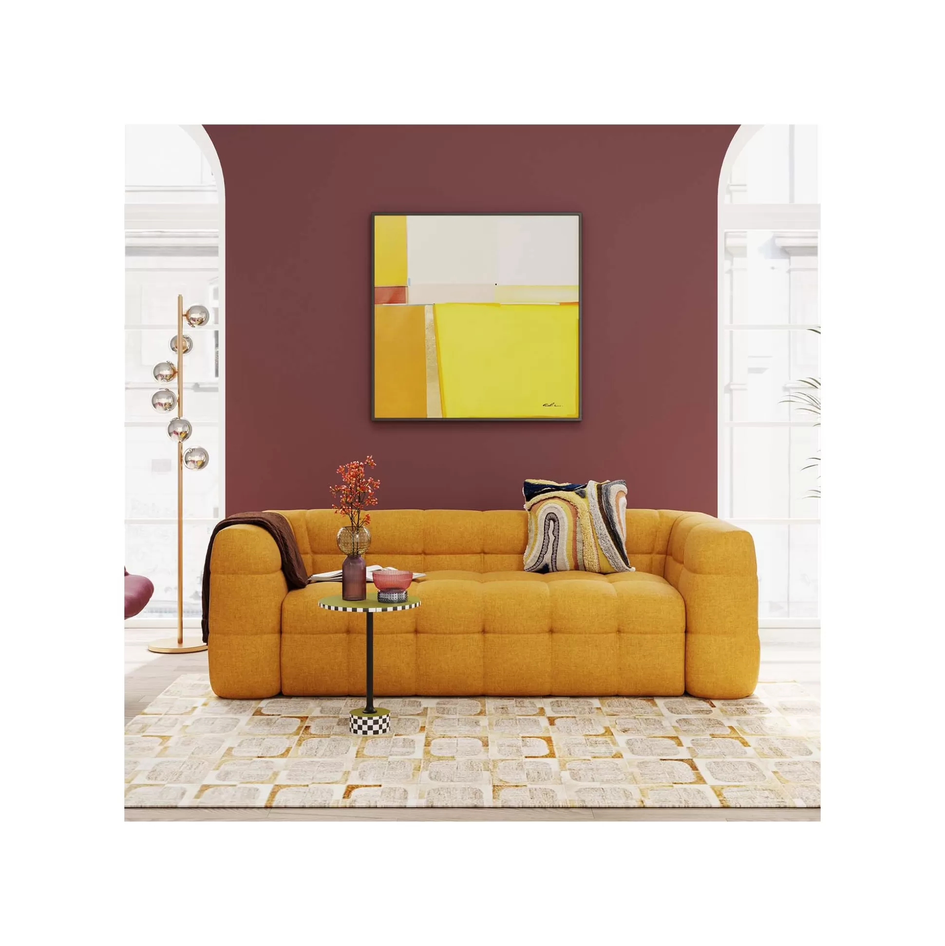 Coussin Lava Marron ^KARE Design Hot
