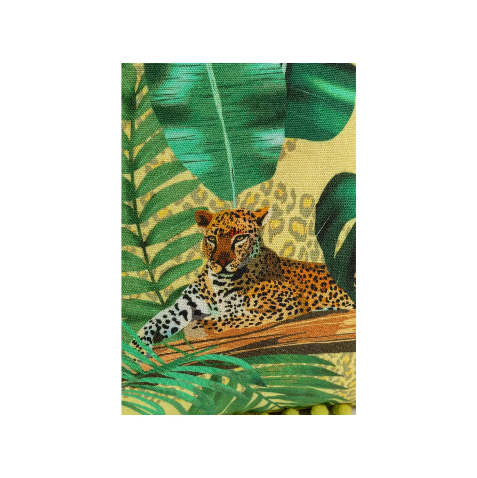 Coussin Léopard Feuilles ^KARE Design Clearance
