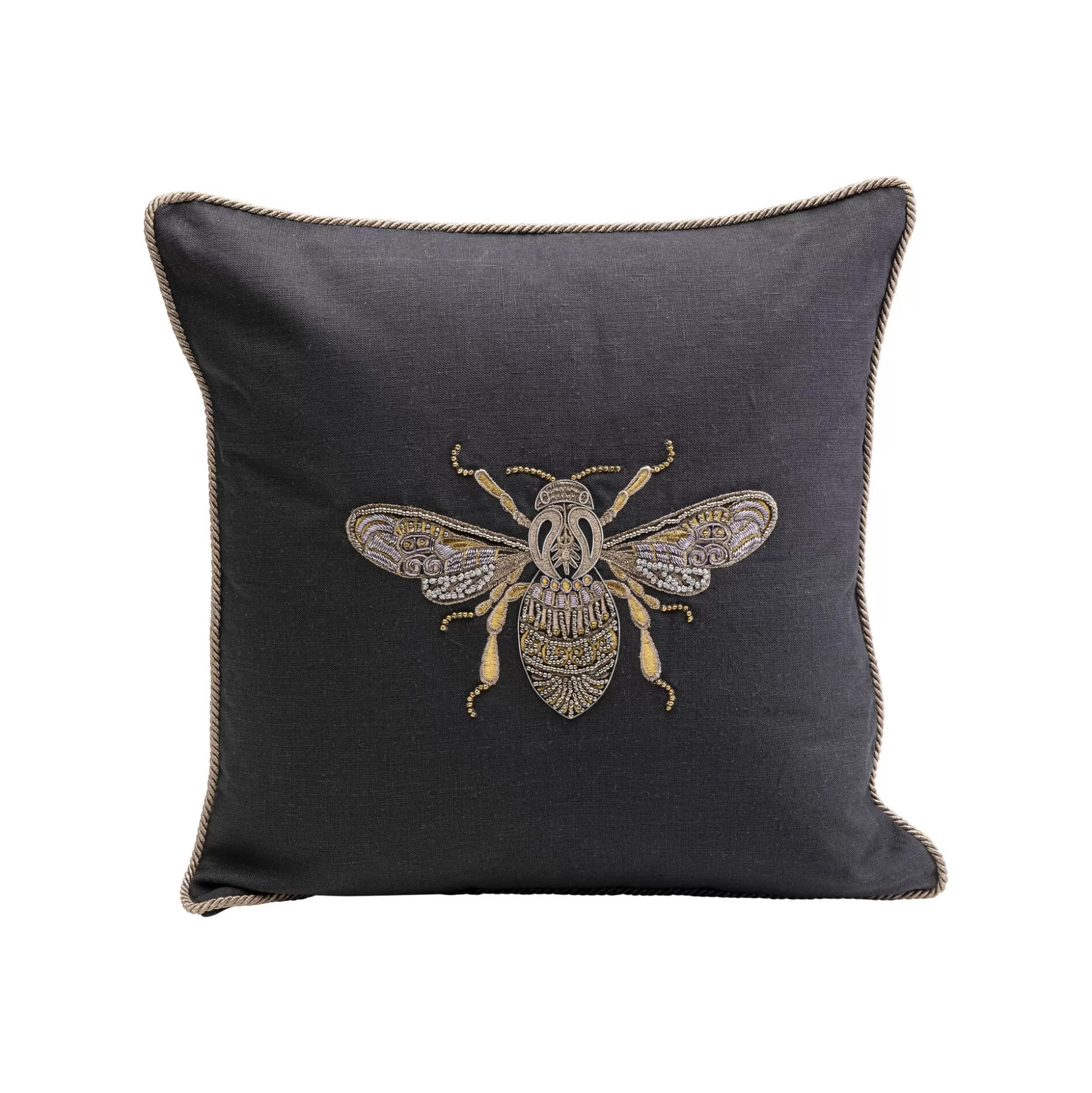 Coussin Noir Abeille ^KARE Design Cheap