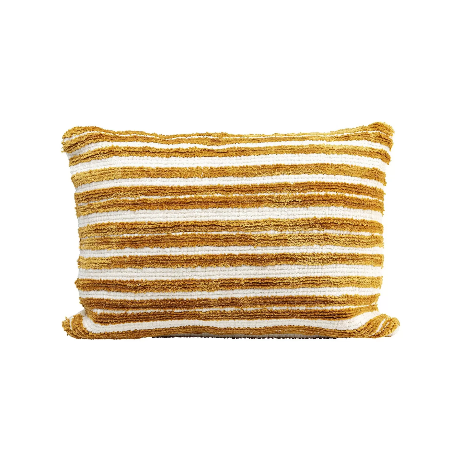 Coussin Rayures Orange Et Blanc ^KARE Design Cheap