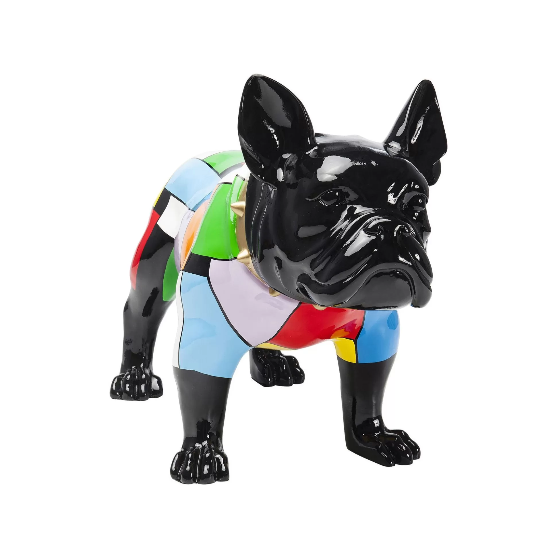 Déco Bouledogue Noir Pop Art ^KARE Design Sale